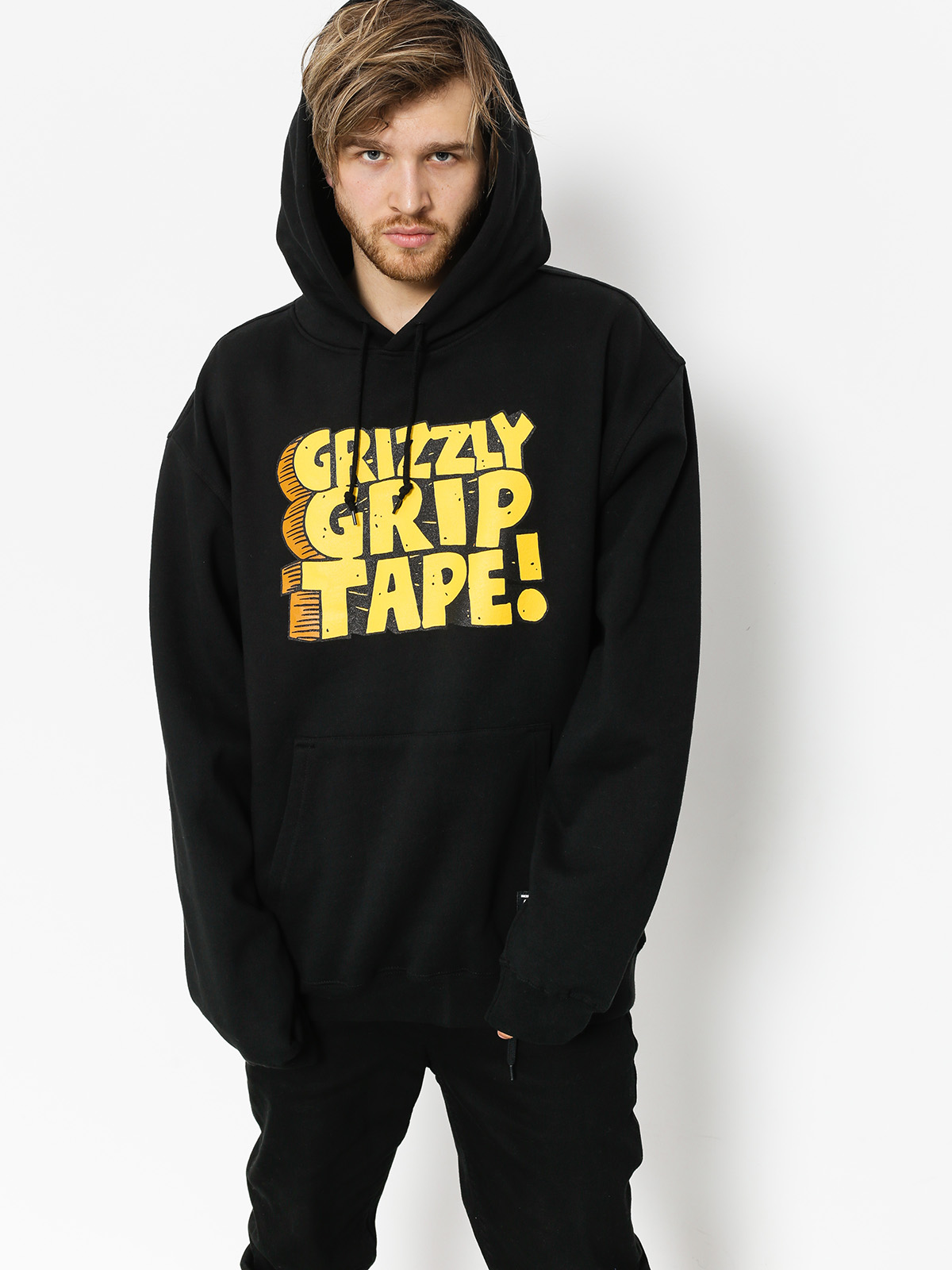 Grizzly Griptape Hoodie Nostalgic HD (black)