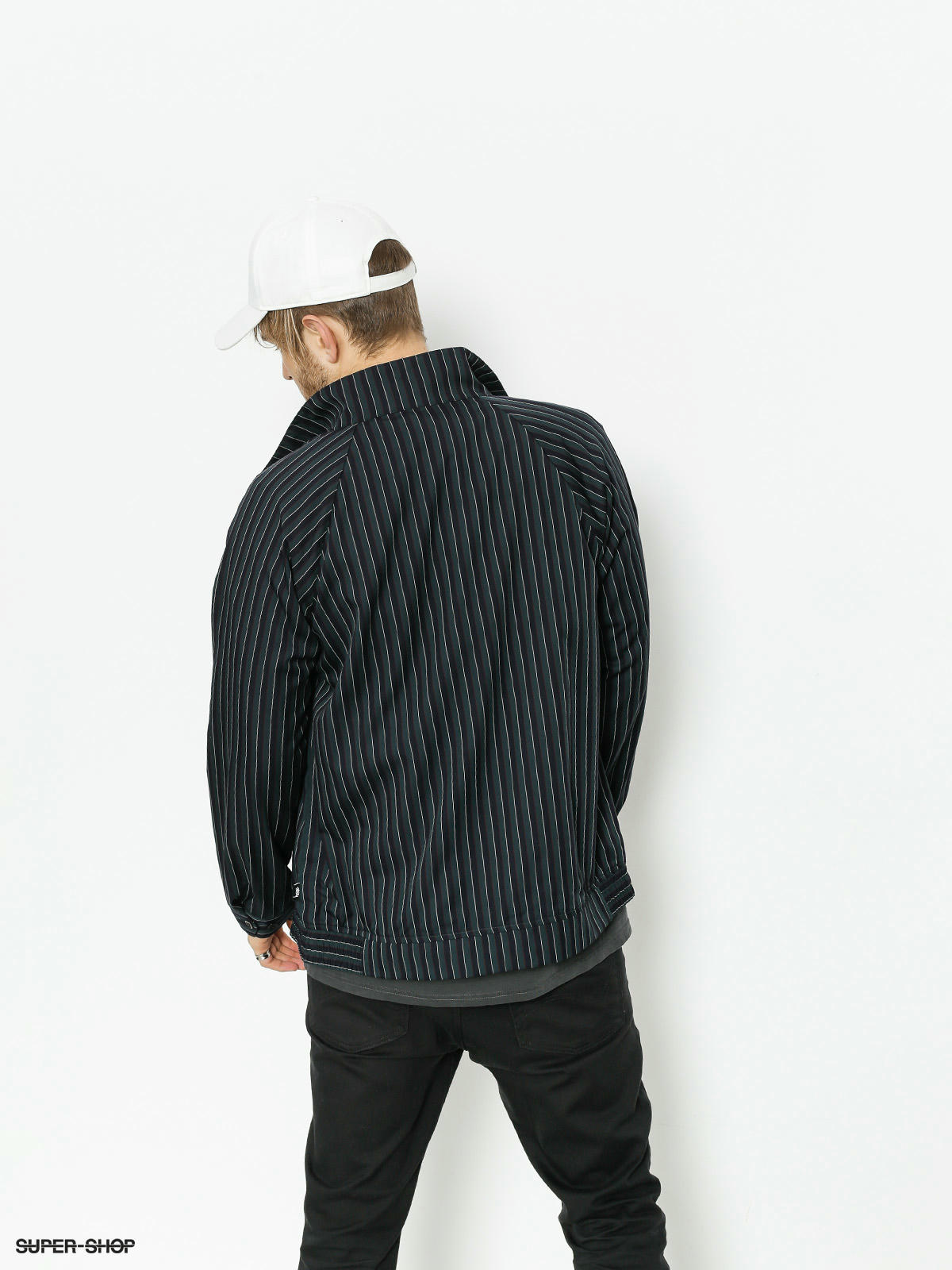 Stussy Jacket Bryan Herrington (navy stripe)