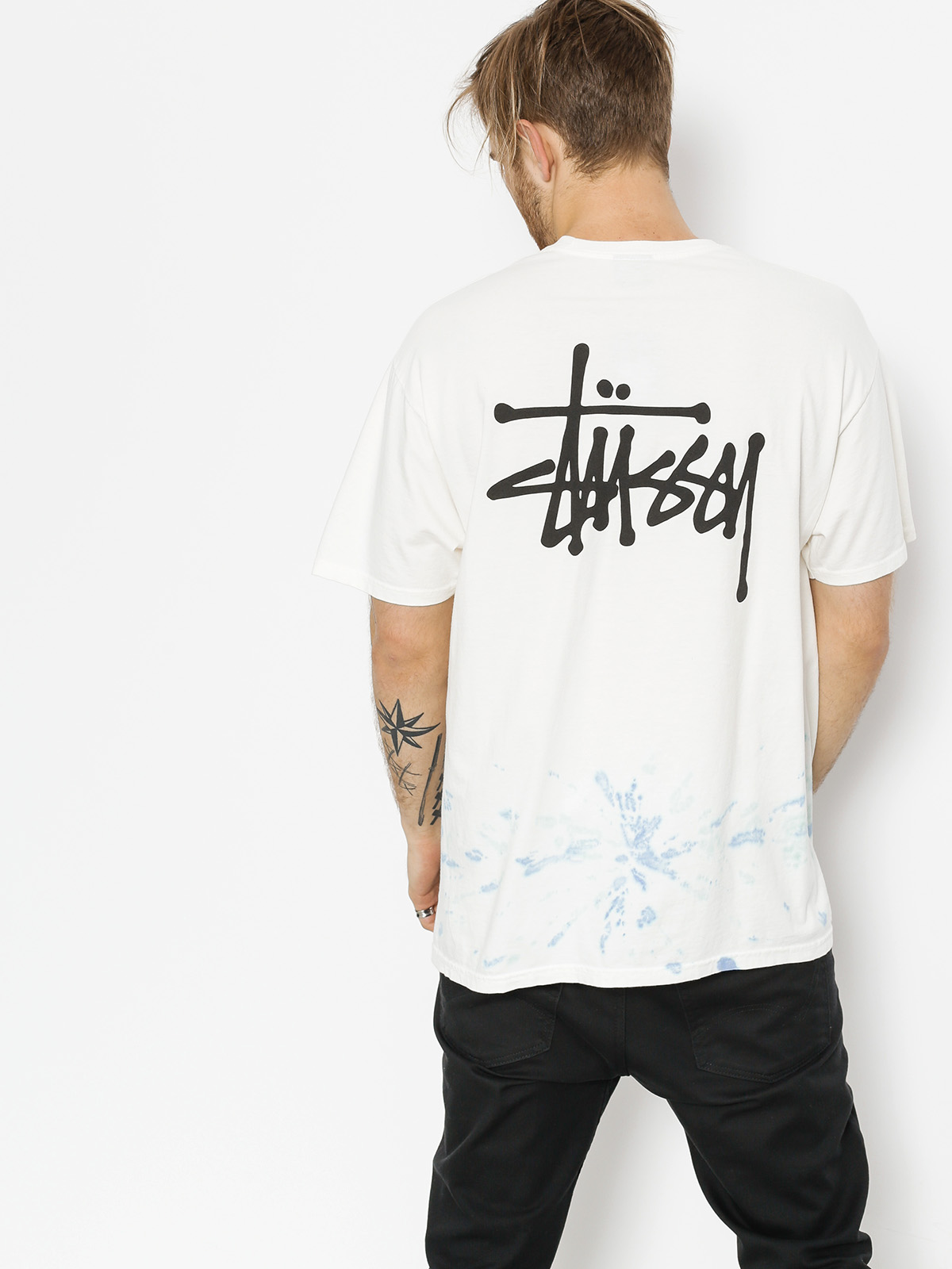 Stussy T-Shirt Basic Td (natural/blue)