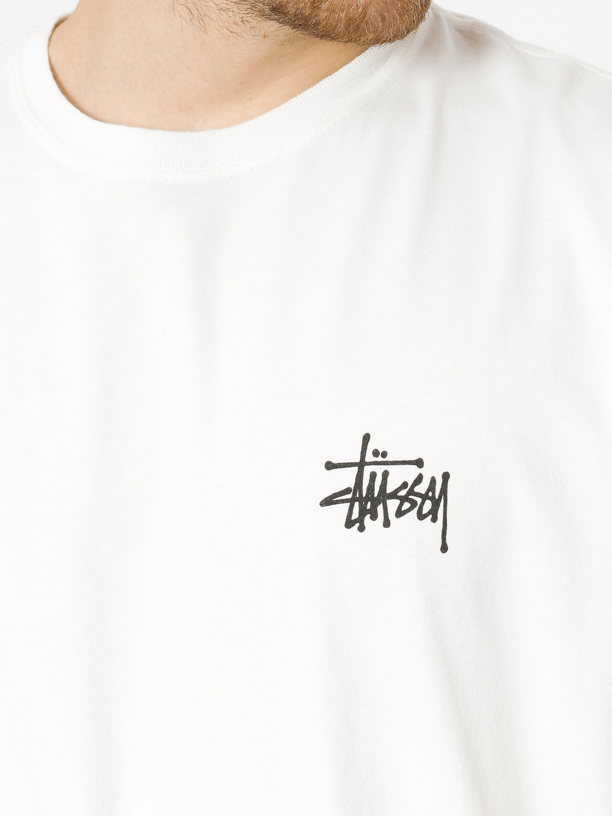 Stussy T-Shirt Basic Td (natural/blue)