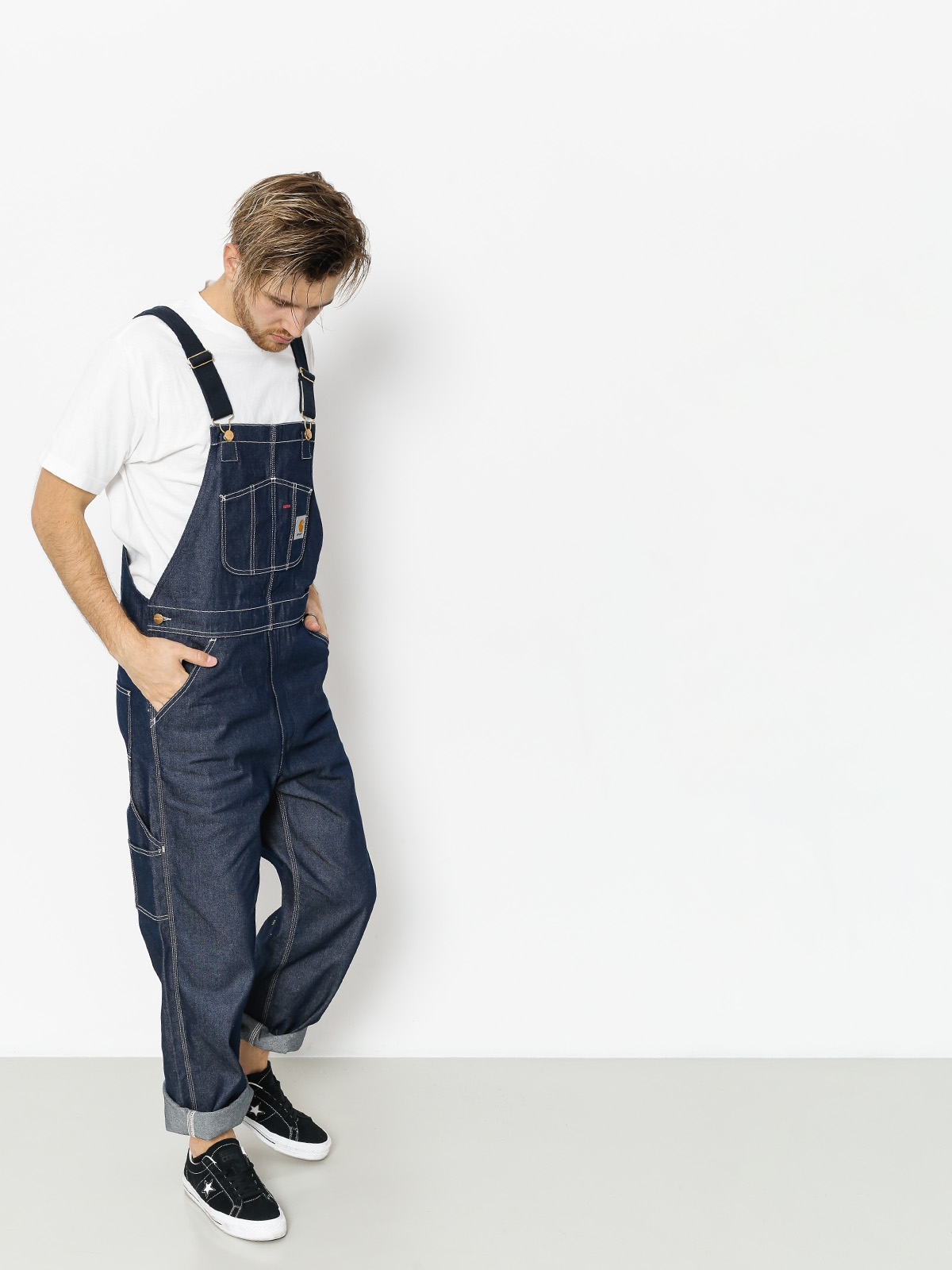 Carhartt WIP Pants Ogrodniczki Bib Overall (blue rigid)