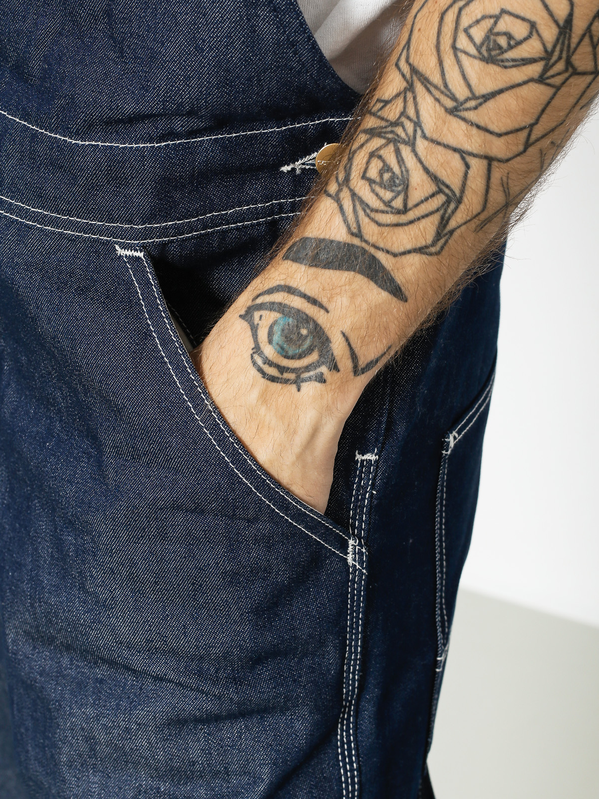 Carhartt WIP Pants Ogrodniczki Bib Overall (blue rigid)