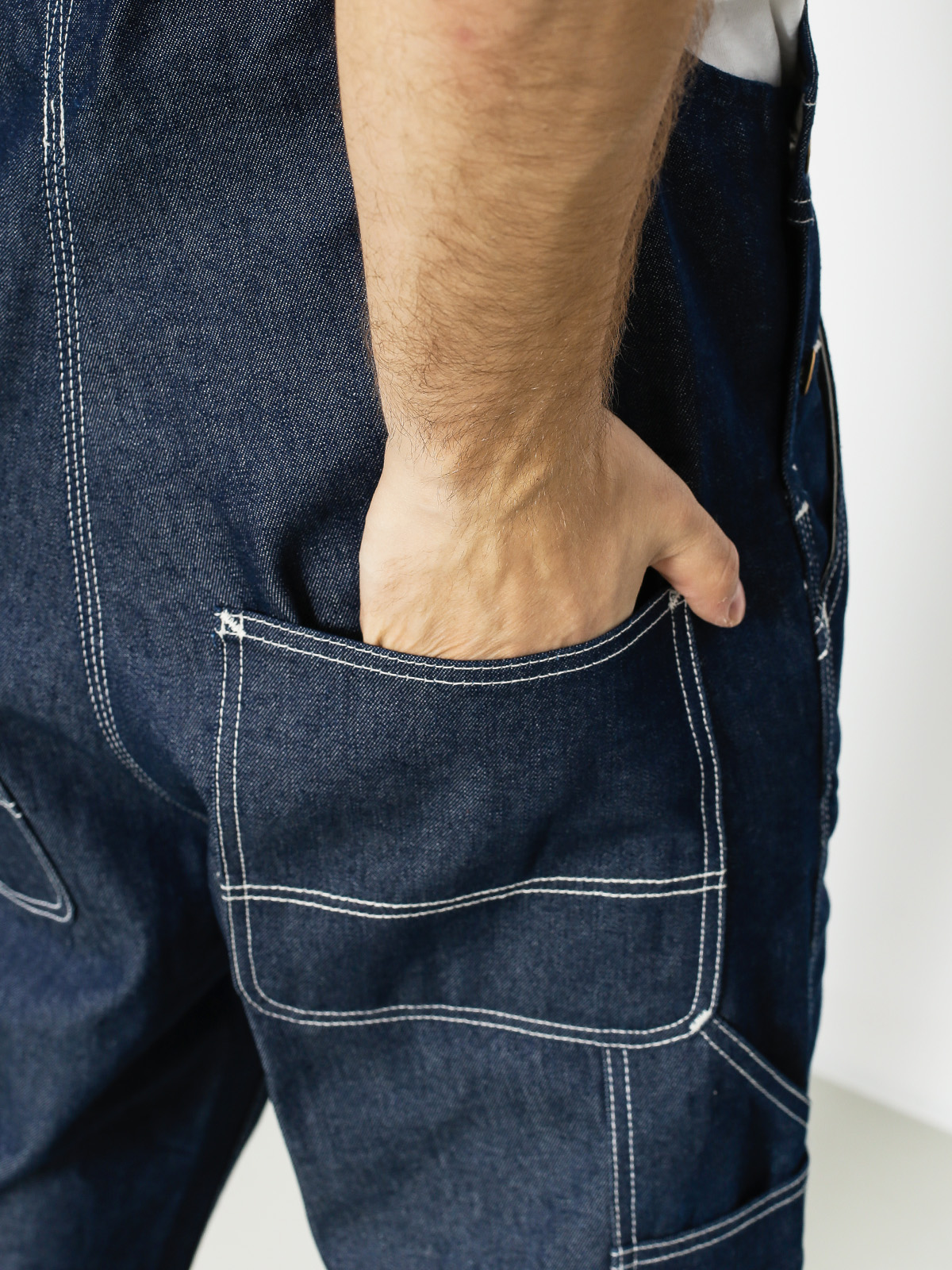 Carhartt WIP Pants Ogrodniczki Bib Overall (blue rigid)