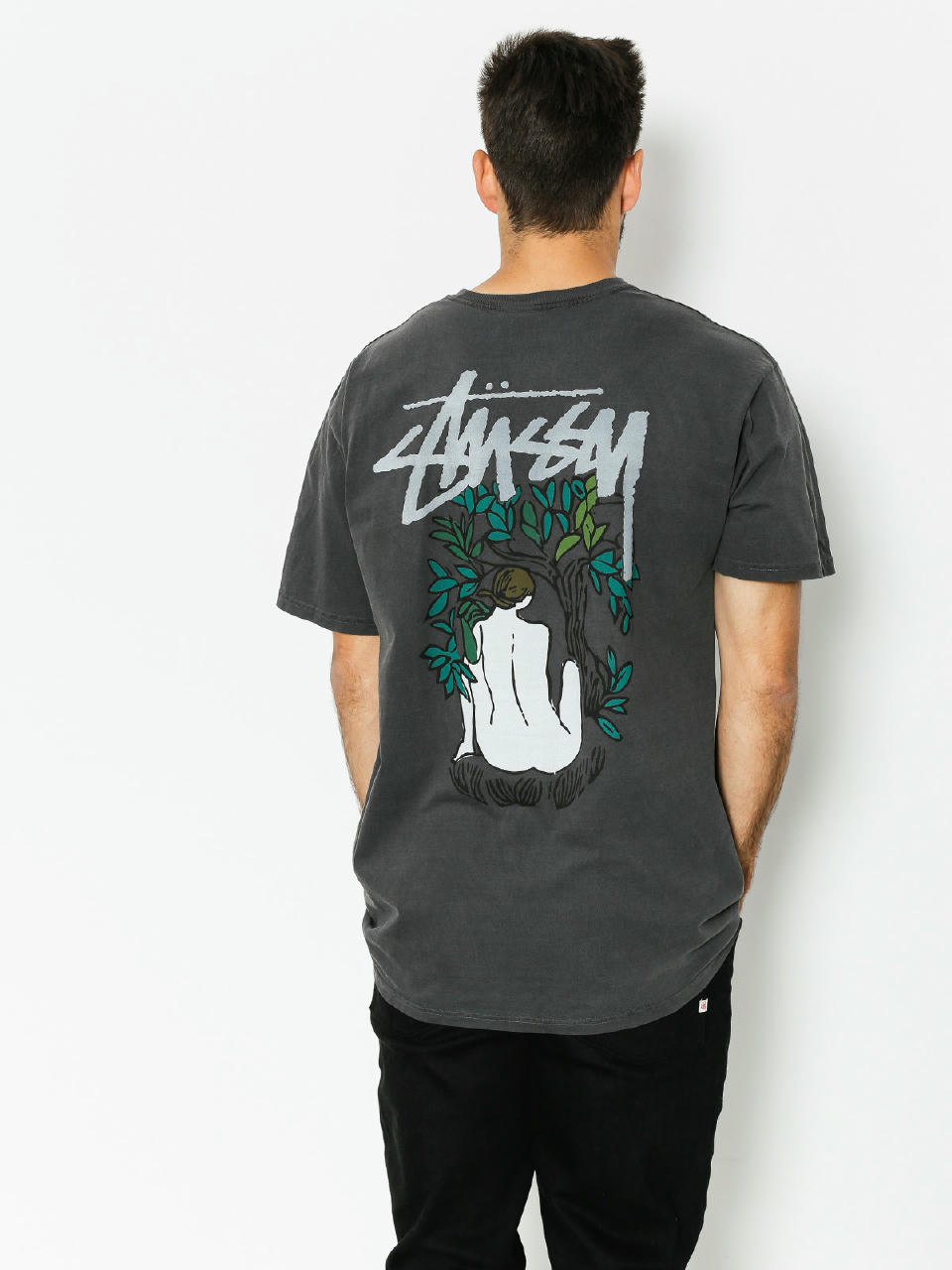 Stussy T-shirt Forces Of Pig Dyed (black)