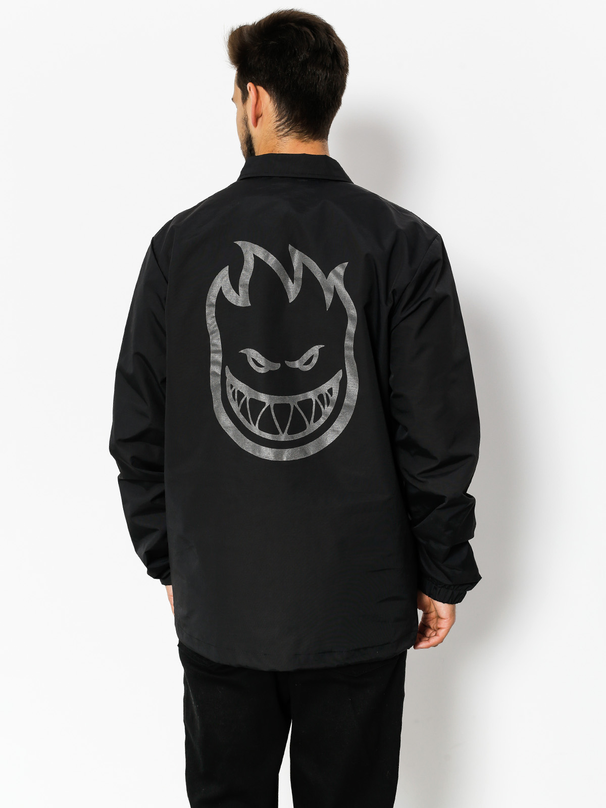Spitfire Jacket Big Head (black/rflct)