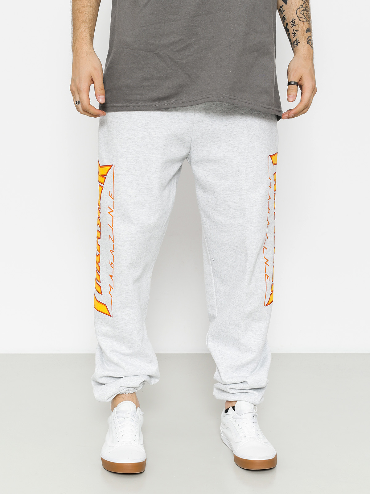 Thrasher Pants Flame Drs (grey)
