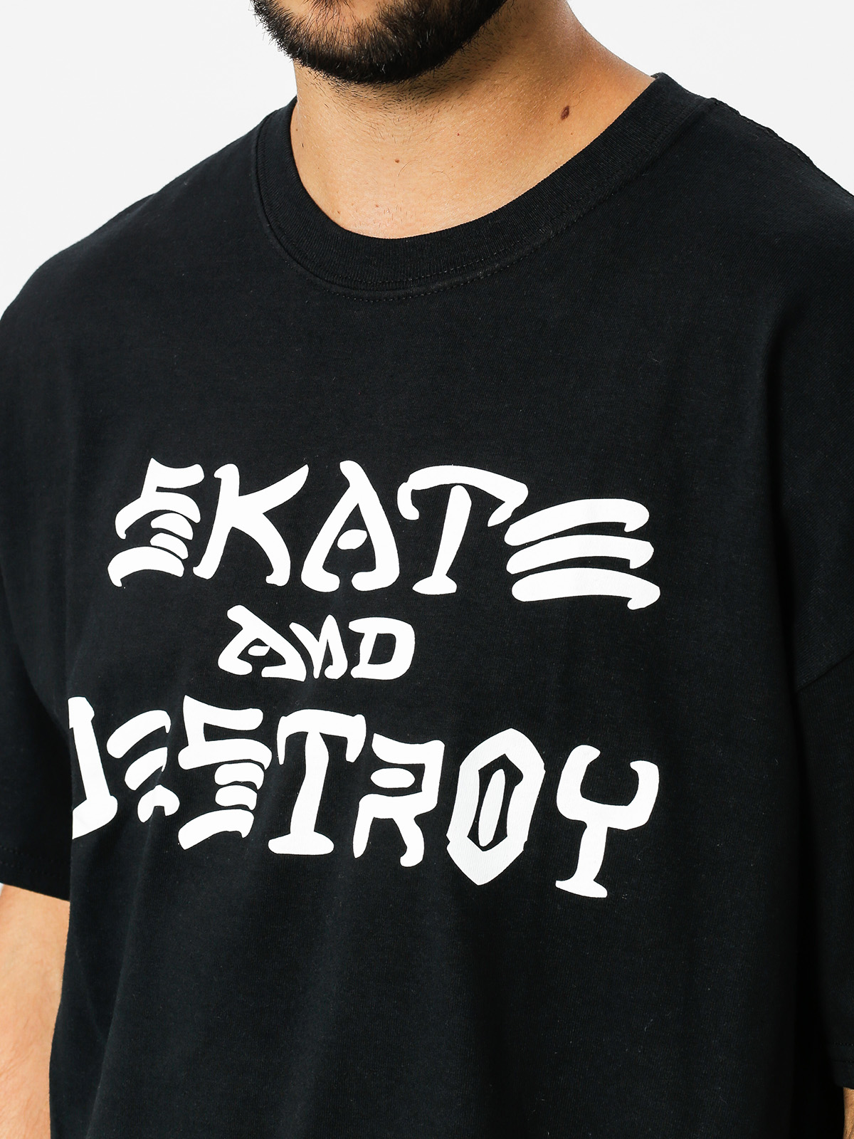 Thrasher T-shirt Skate And Destroy (black)