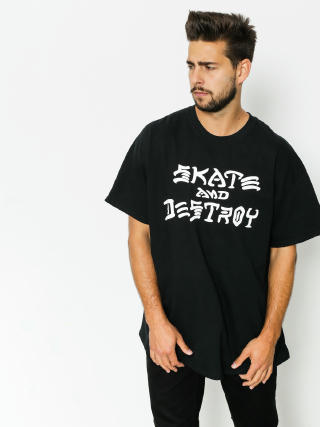 Thrasher T-shirt Skate And Destroy (black)