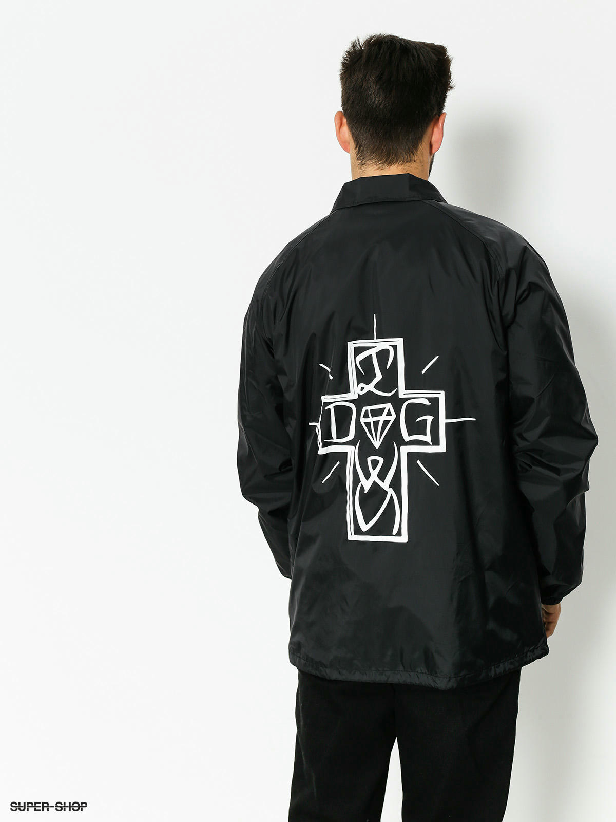 diamond x grizzly windbreaker jacket