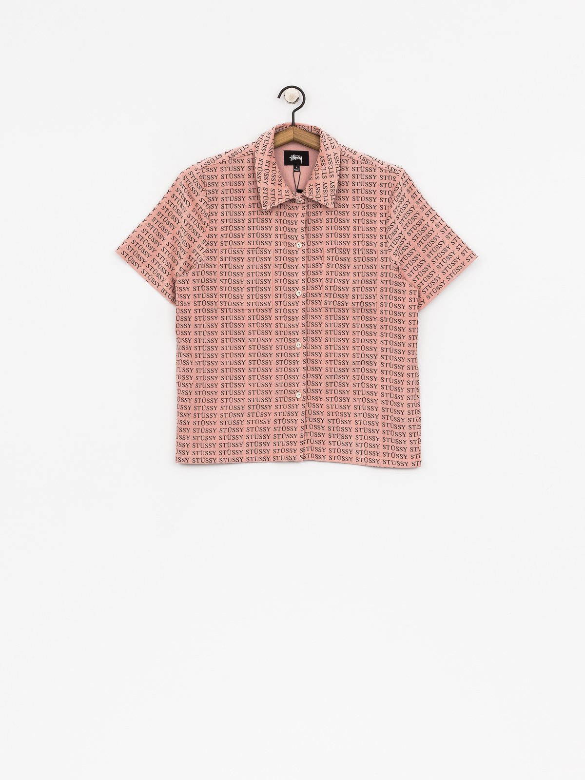 Stussy Shirt Eva Printed Corduroy Wmn (pink)