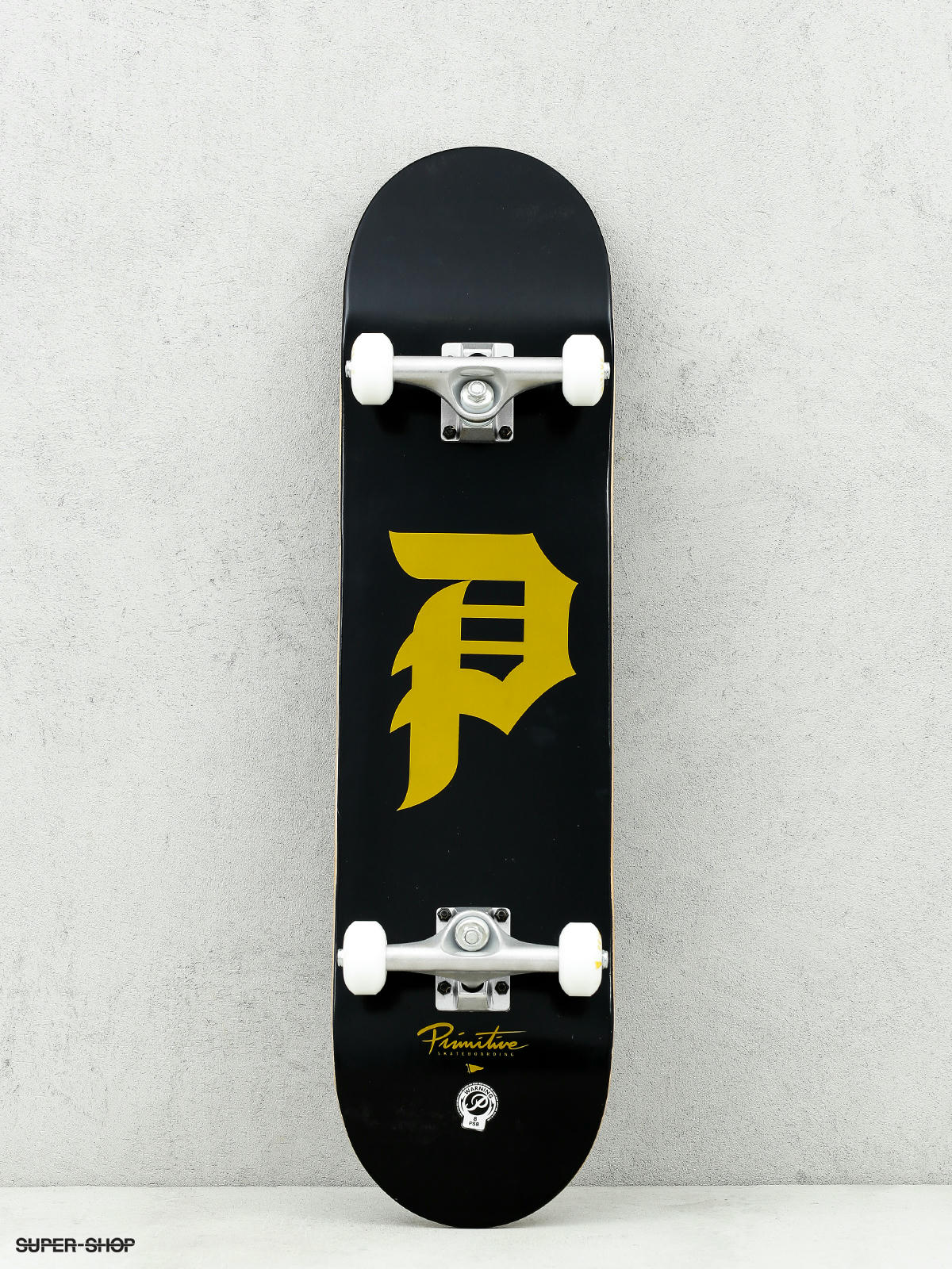 Primitive Skateboard Dirty P (black/gold)