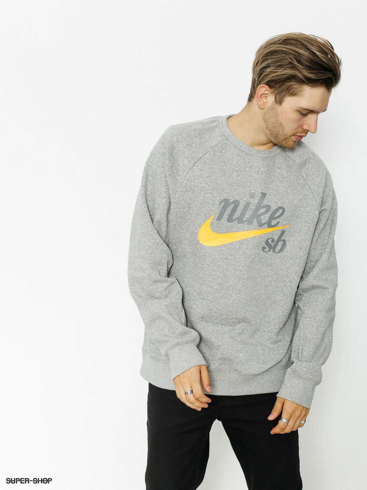 nike sb sweatshirt grey