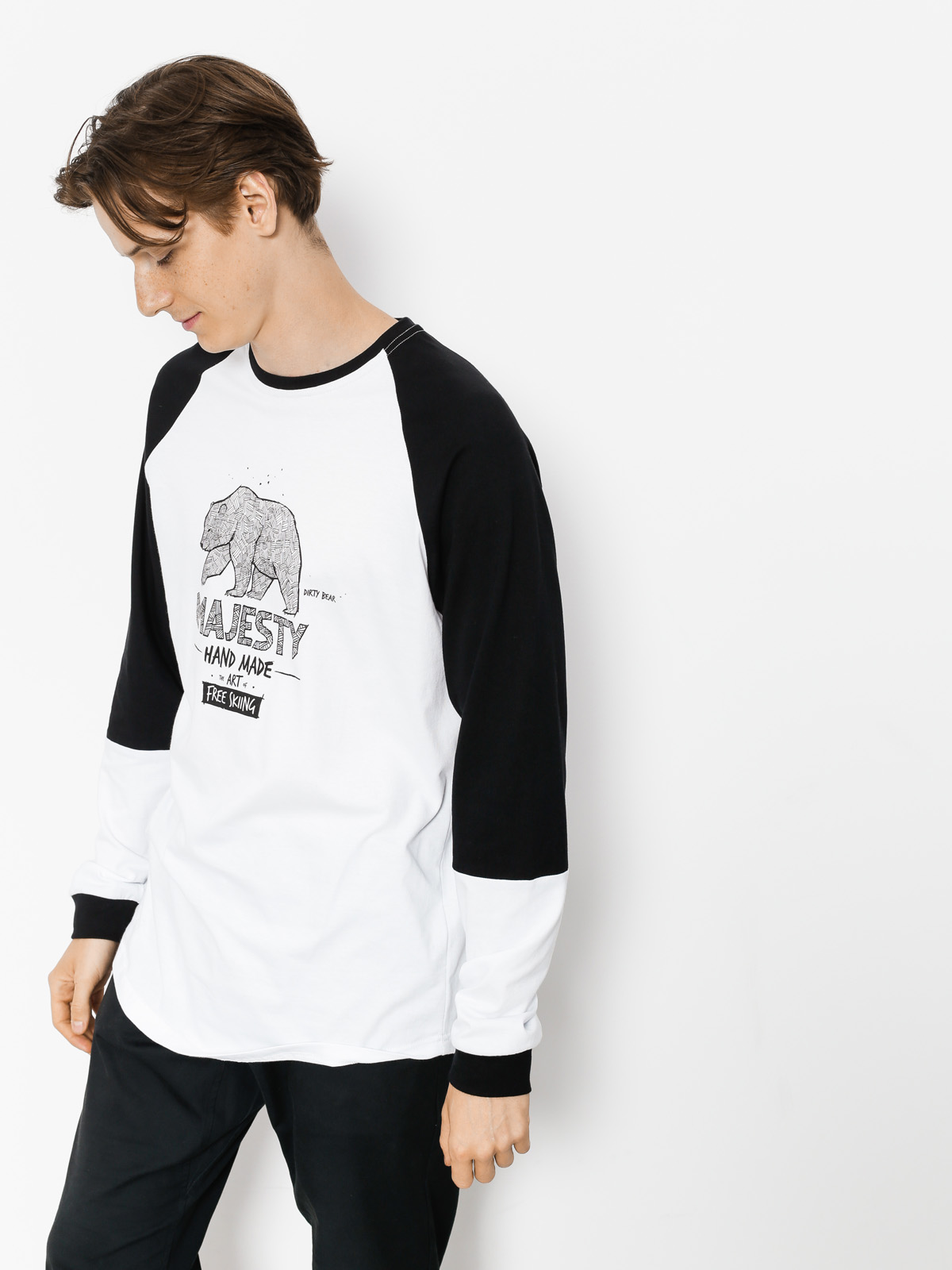 Majesty Longsleeve Bear (black/white)