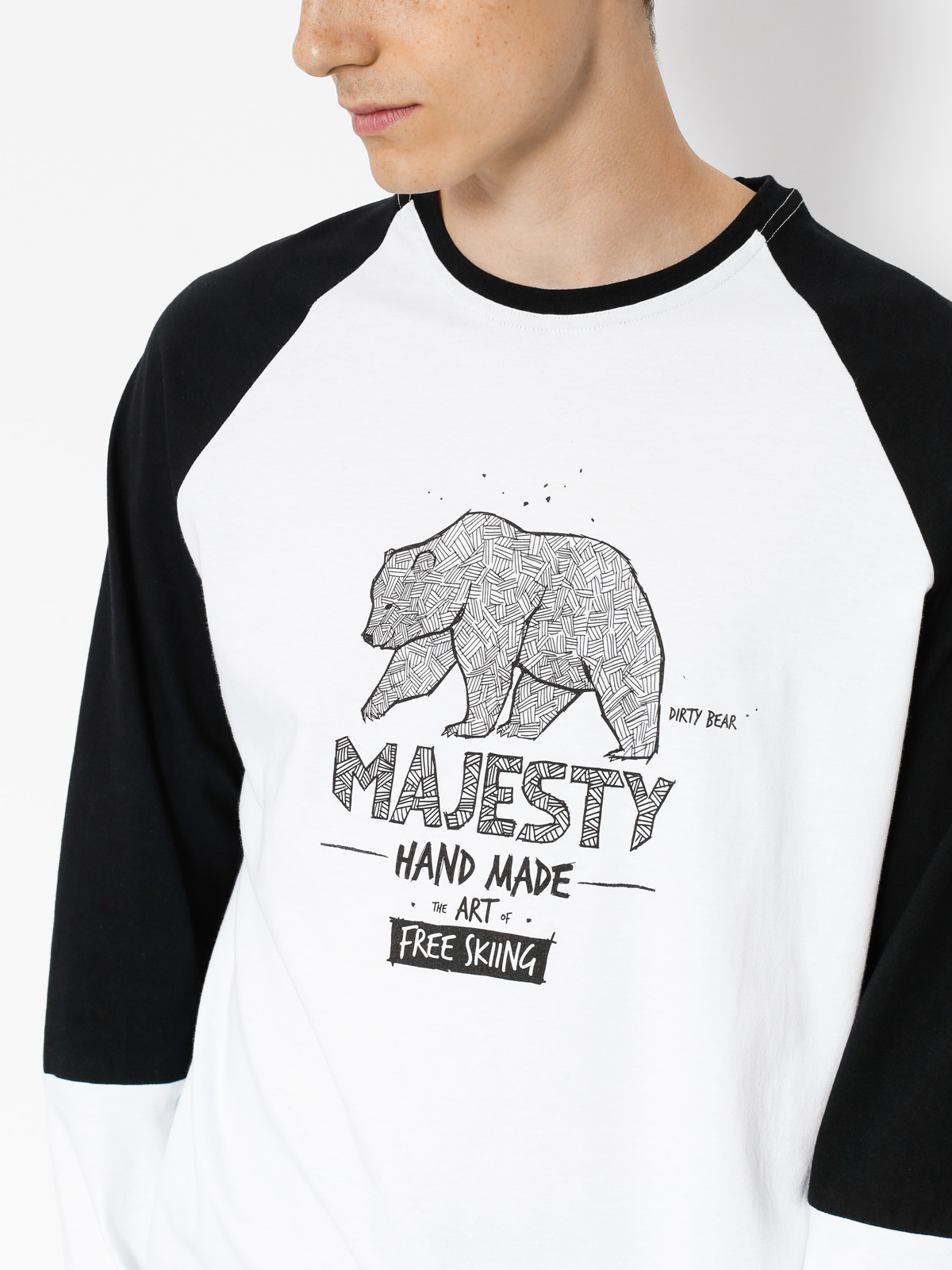 Majesty Longsleeve Bear (black/white)