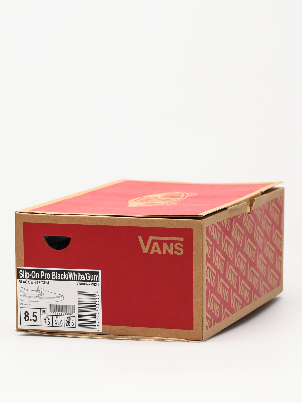 Vans Schuhe Slip On Pro (black/white/gum)