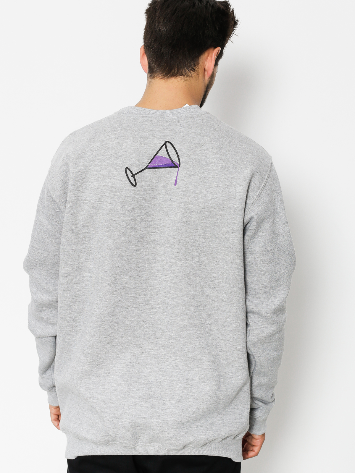 Diamante Wear Sweatshirt Cieżko Jest Lekko Żyć (grey)