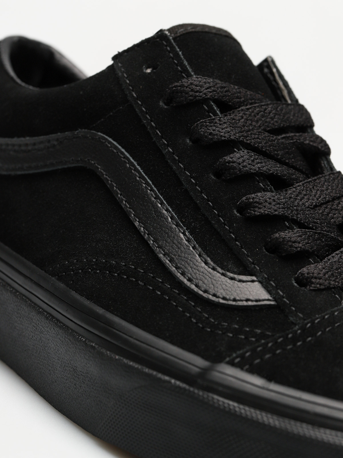 vans old skool all black junior