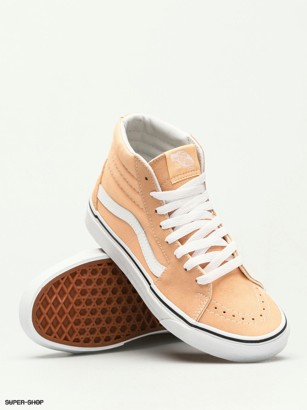 penalty Astonishment dock Vans Shoes Sk8 Hi (bleached apricot/true white)