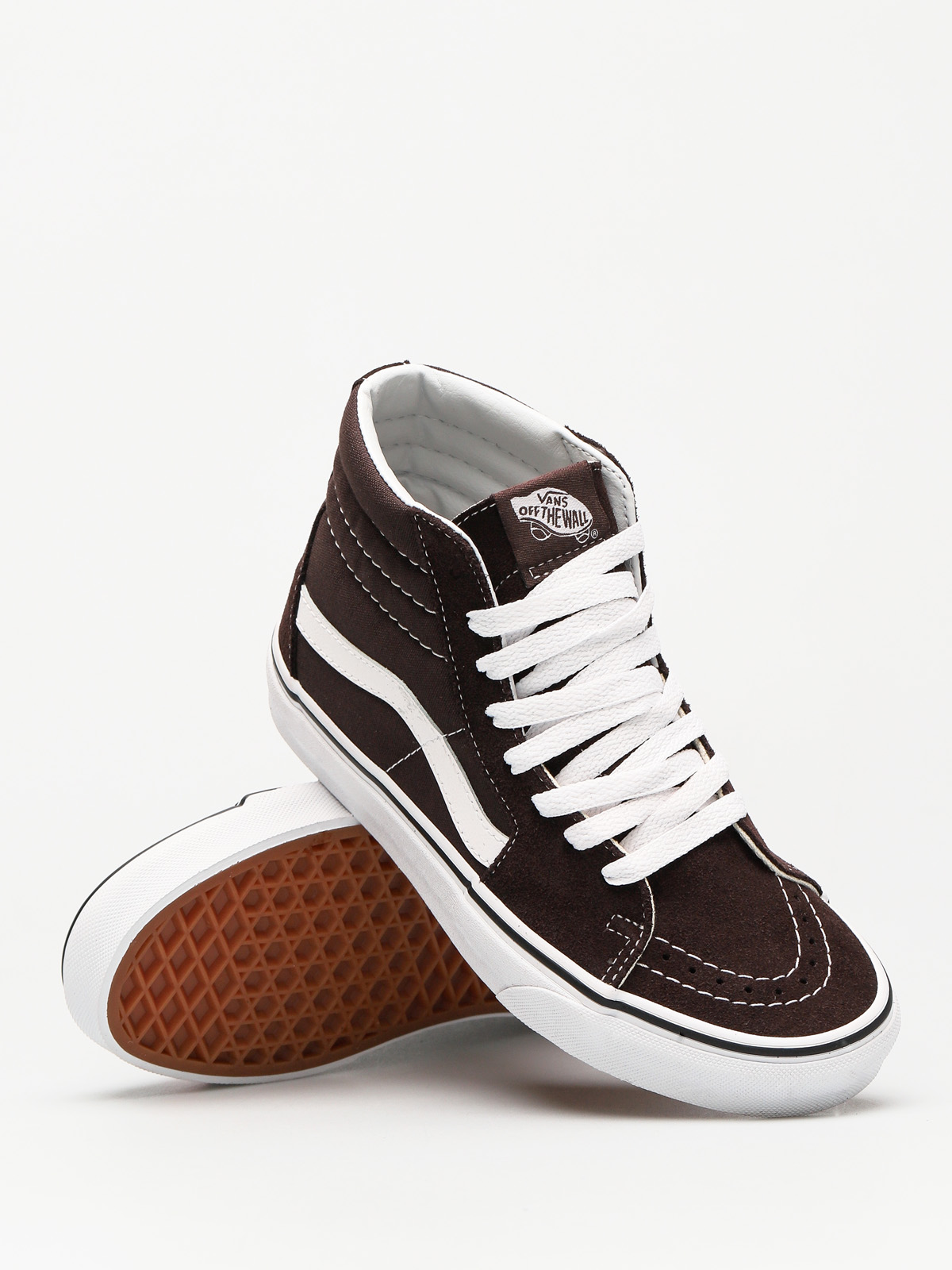Vans Shoes Sk8 Hi (chocolate torte/true white)