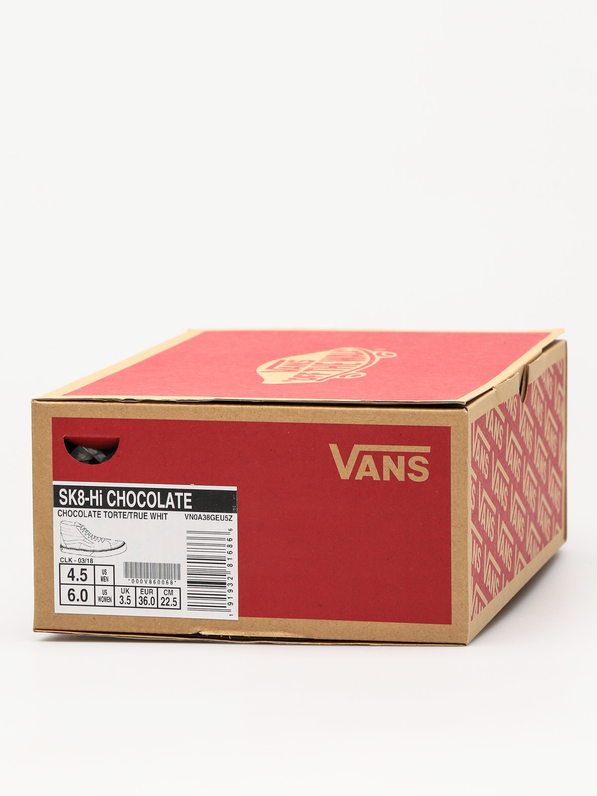 Vans Shoes Sk8 Hi (chocolate torte/true white)
