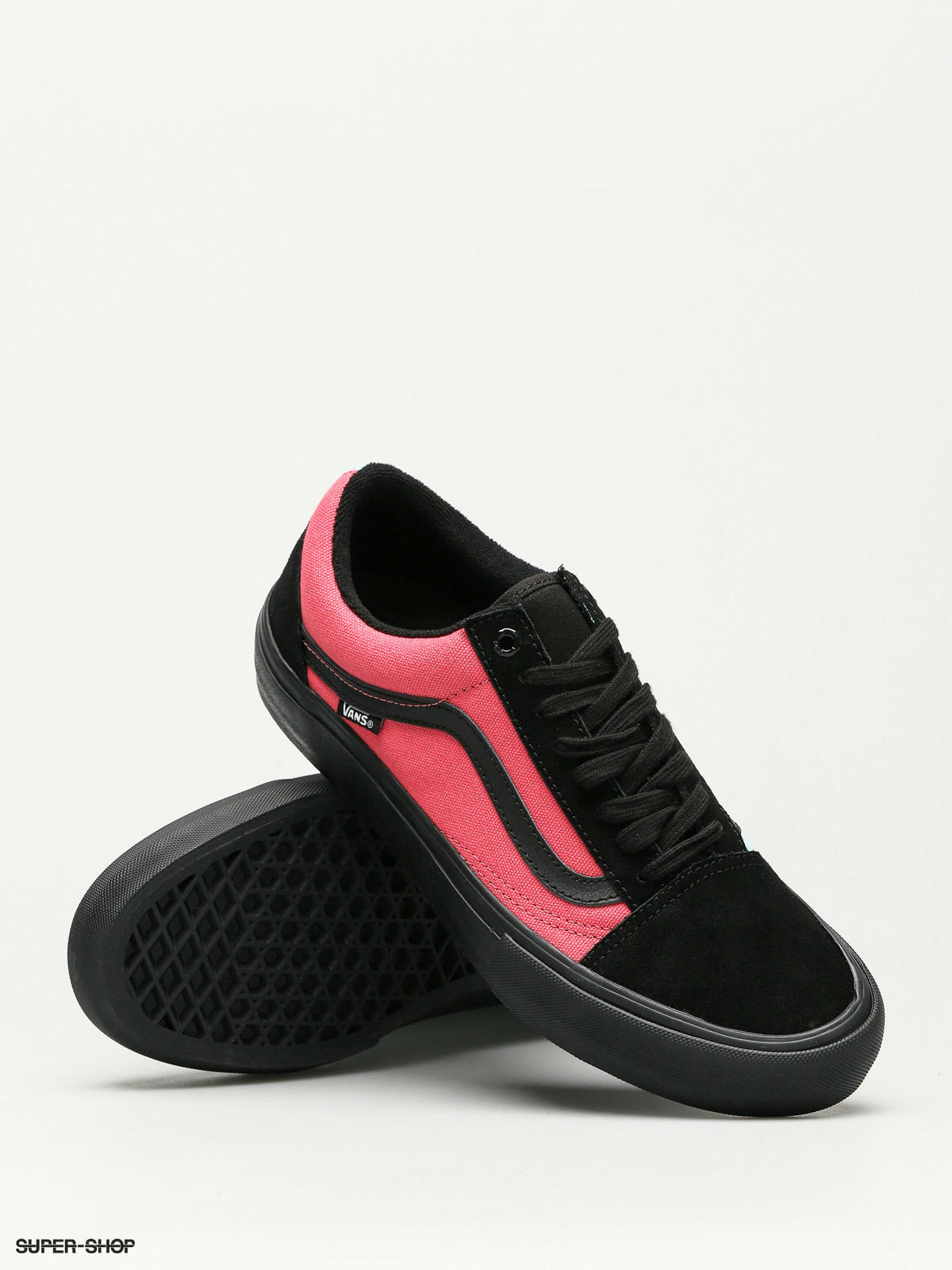 Black and blue vans shoes best sale