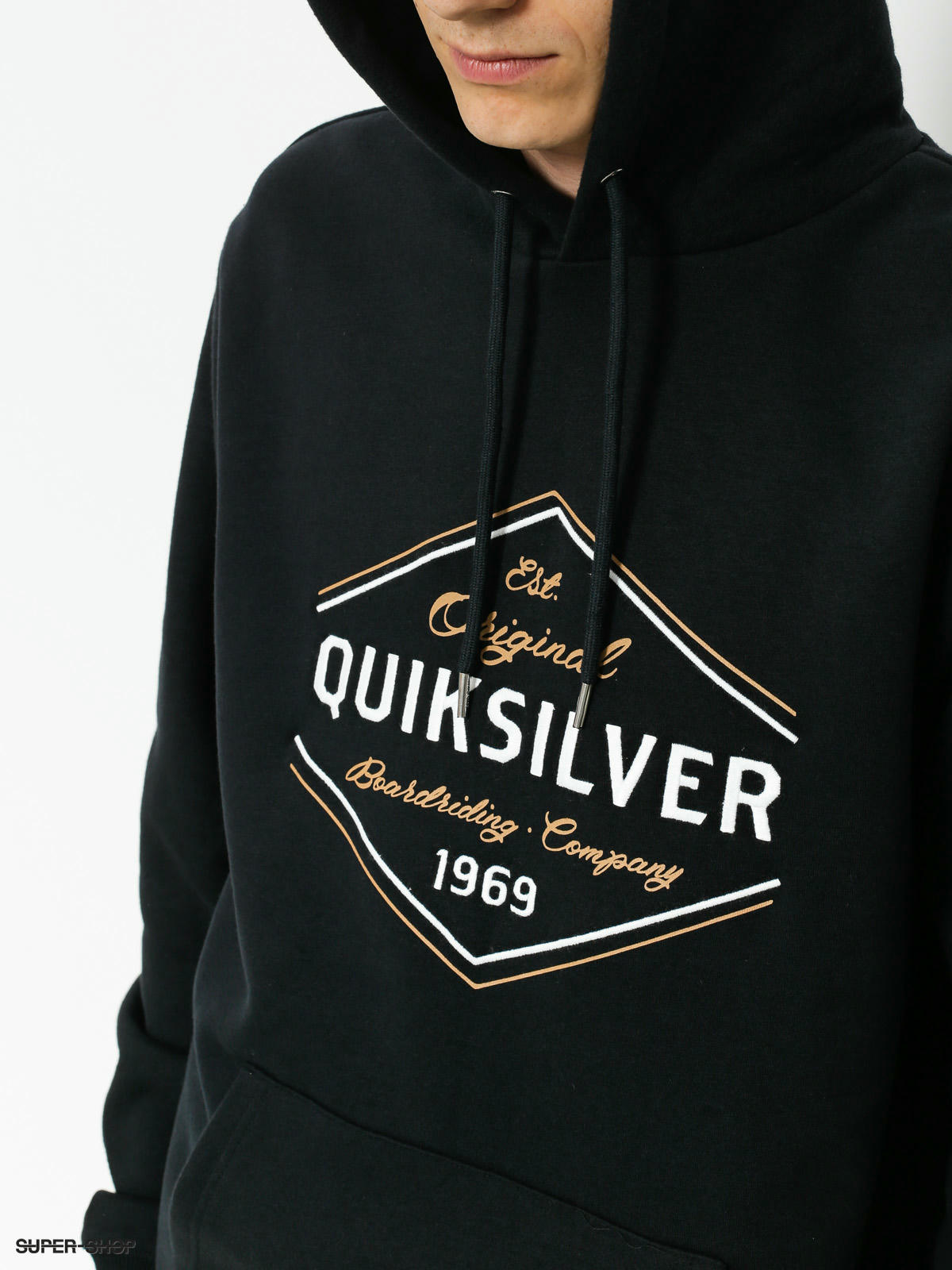 quiksilver black hoodie
