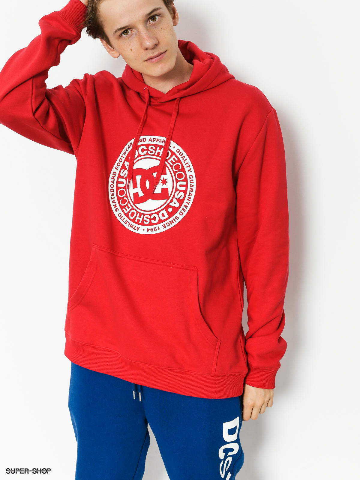 DC Hoodie Circle Star HD tango red