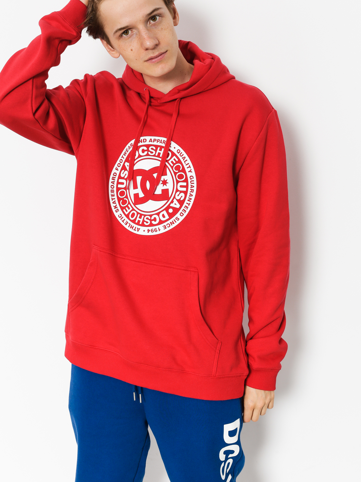 DC Hoodie Circle Star HD (tango red)