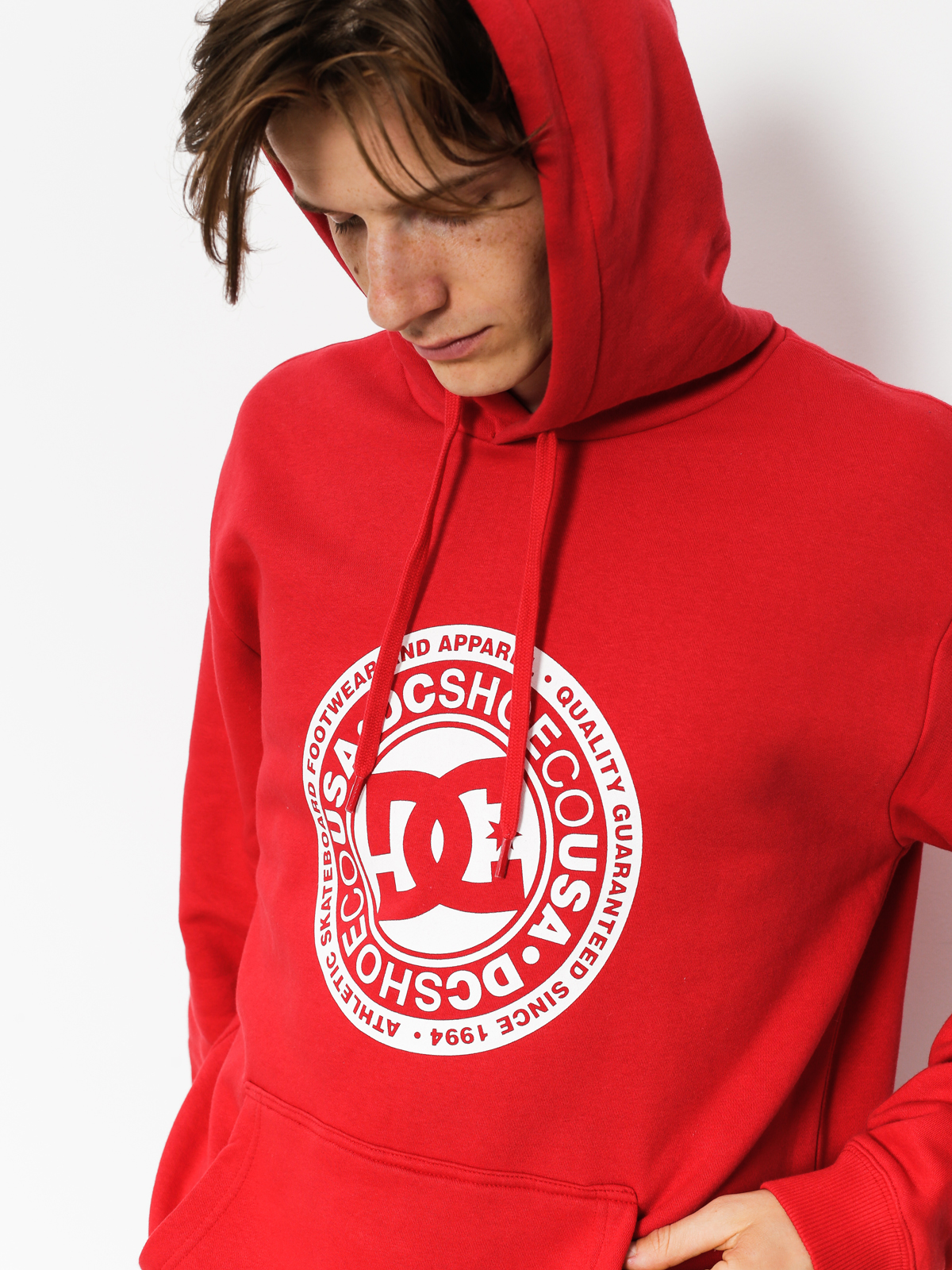 DC Hoodie Circle Star HD (tango red)
