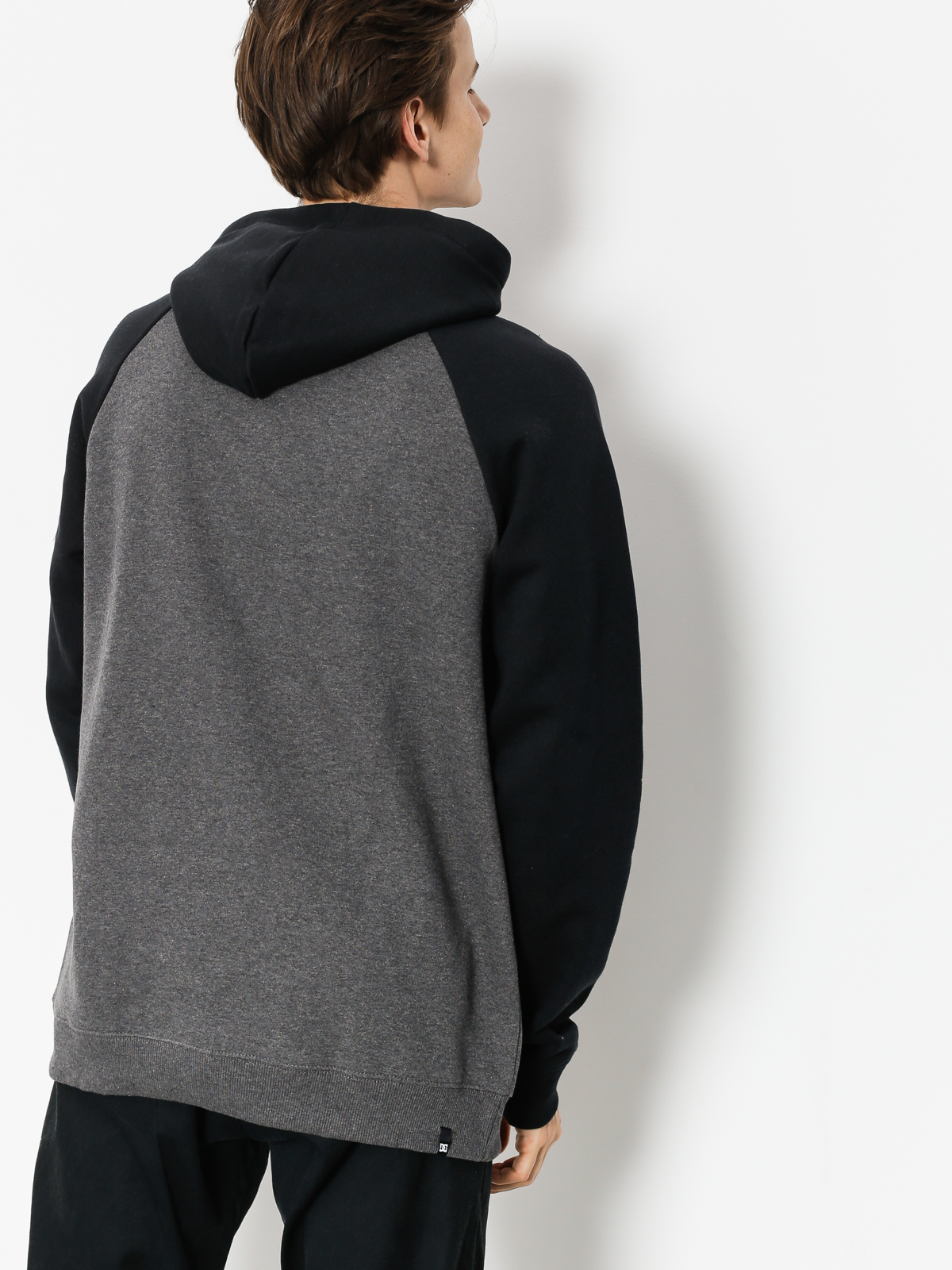 DC Hoodie Circle Star HD (black/charcoal heather)