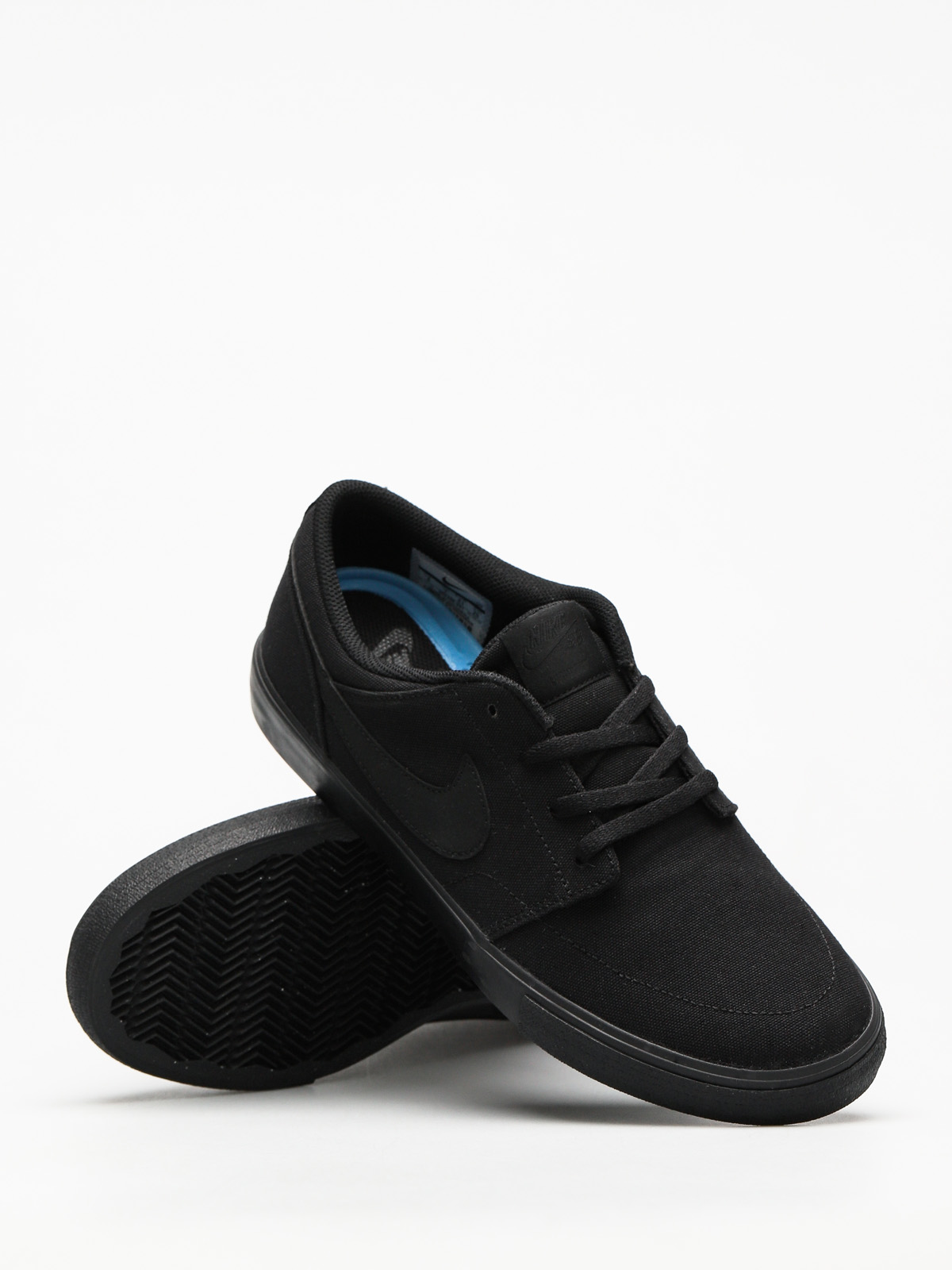 Nike SB Schuhe Portmore II Solar Cnvs (black/black)