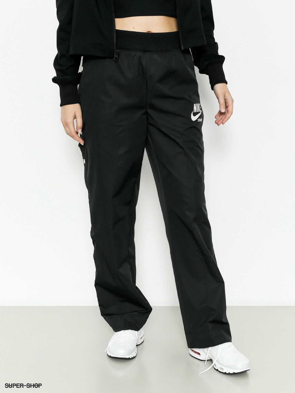 Nike Pant Snap Archive Pants Wmn (black/sail/sail)