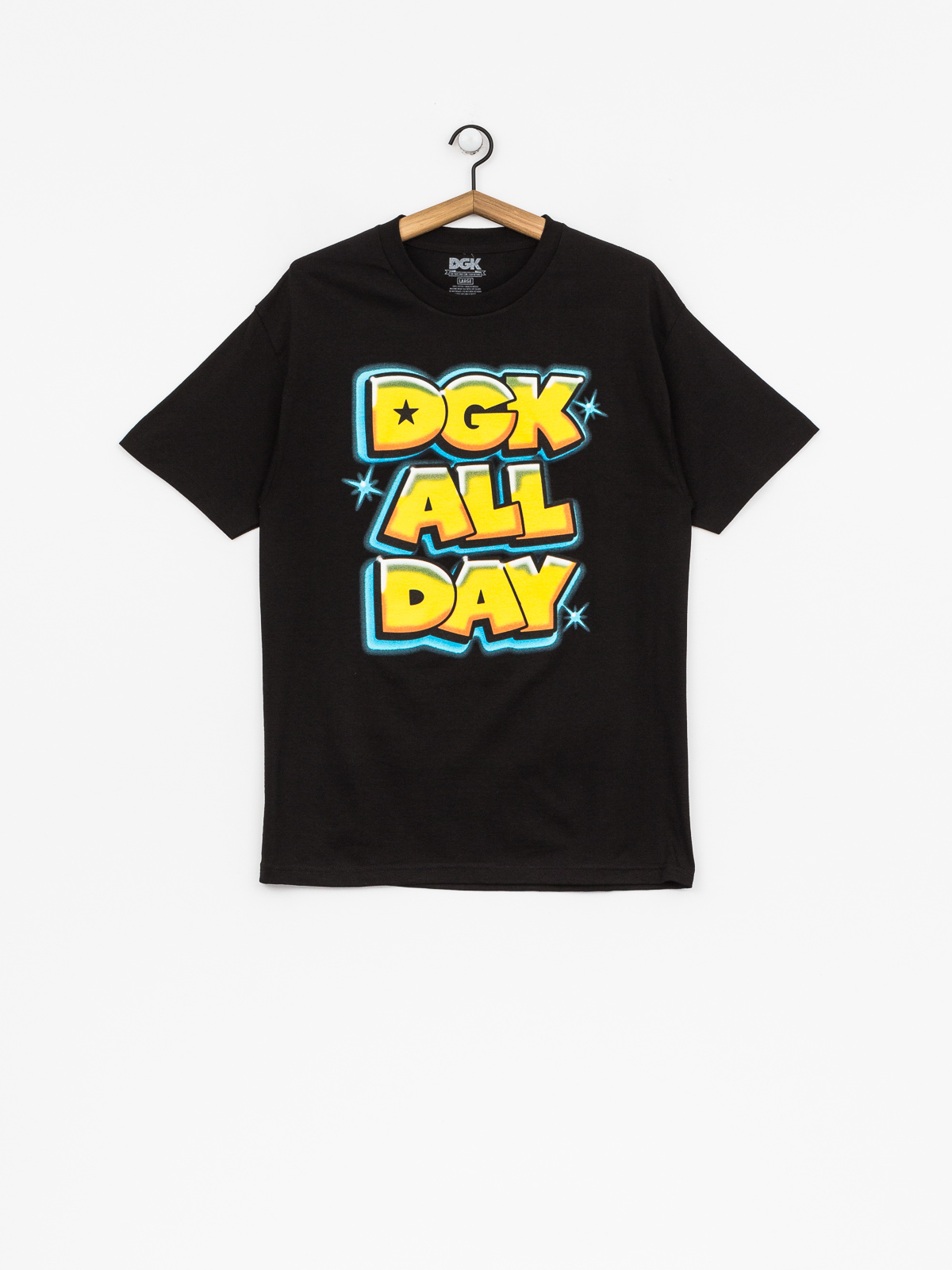 DGK T-Shirt Airbrush All Day (black)