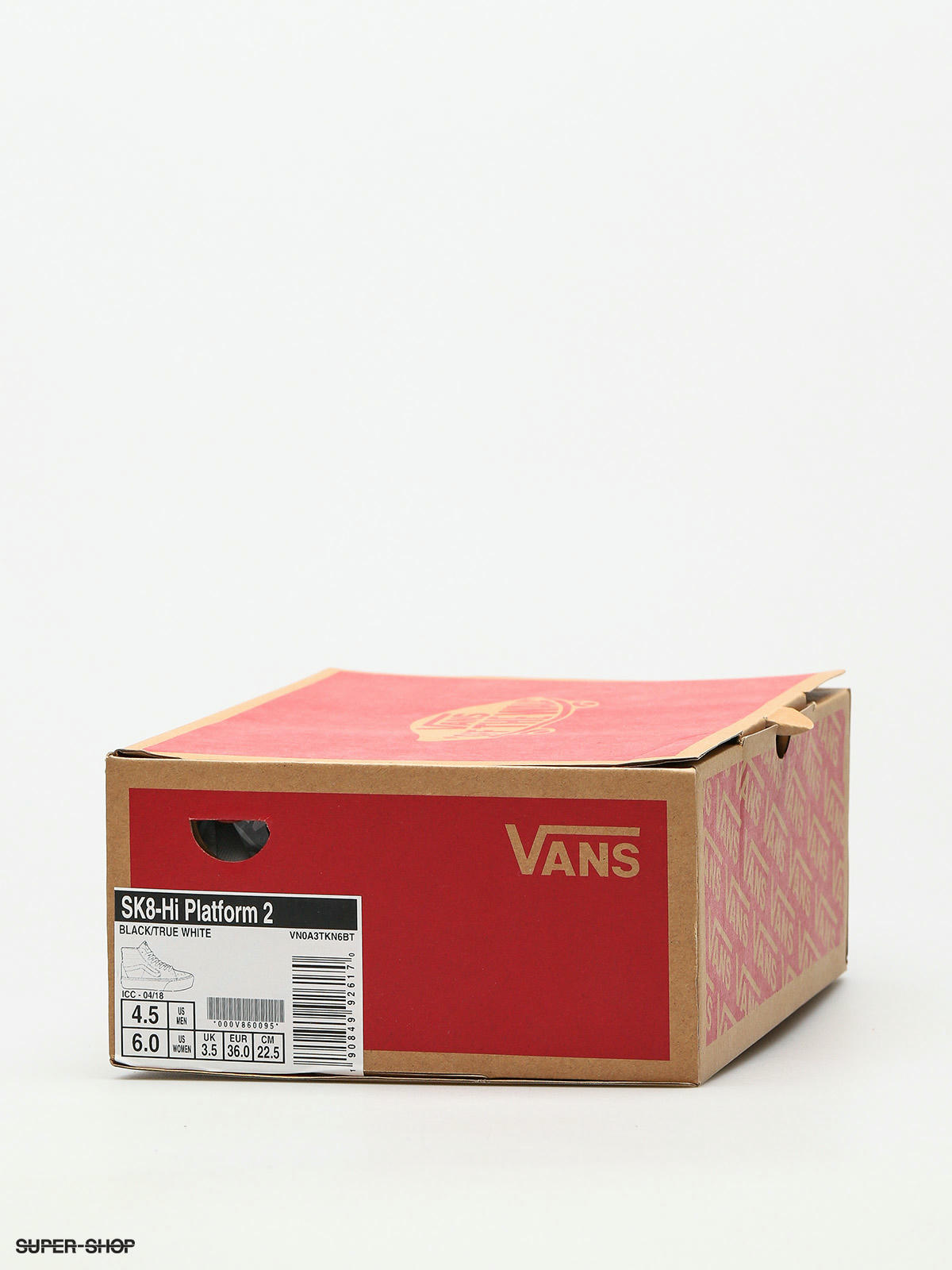 vans high platform black