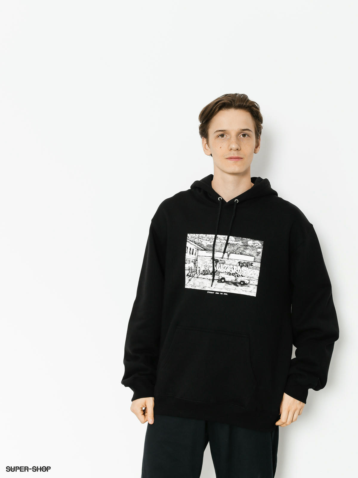 black skate hoodie