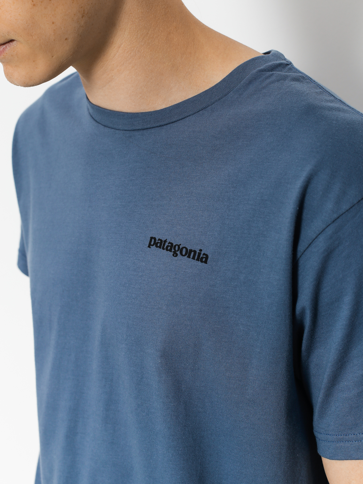 Patagonia T-shirt Logo Organic (dolomite blue)