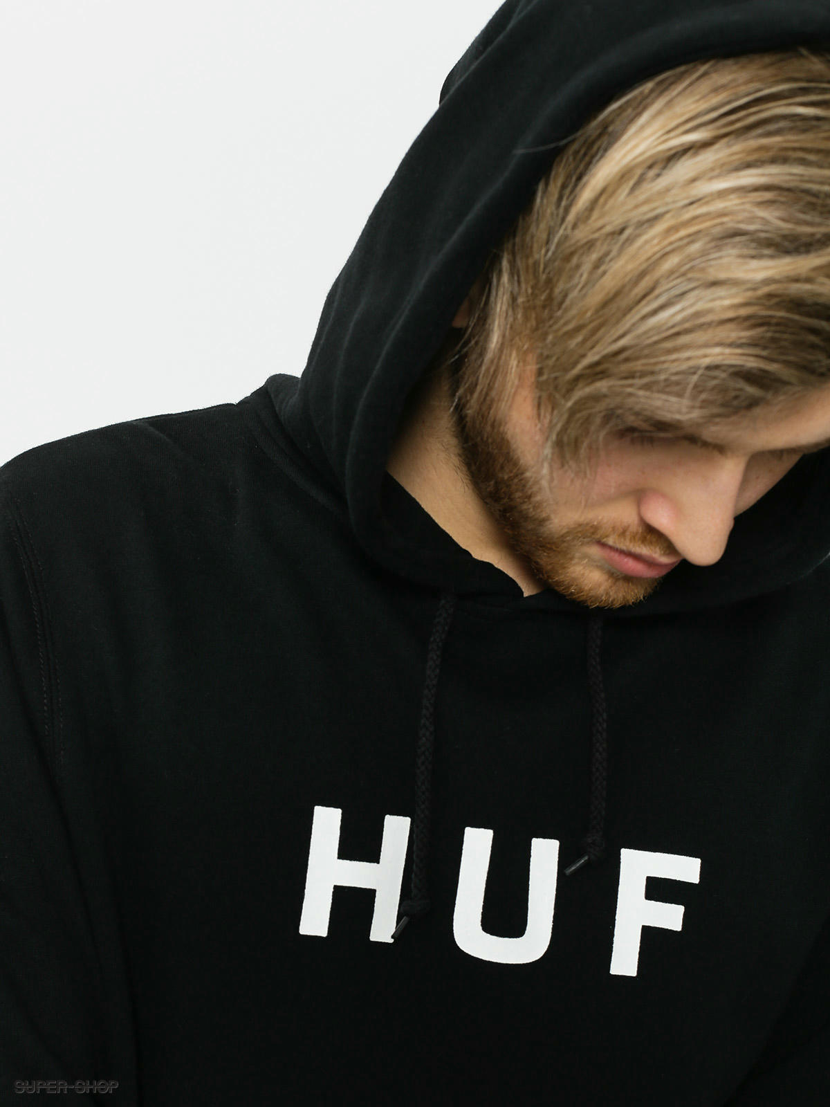 HUF Essentials Box Logo Pullover Hoodie, Black – SK8 Clothing