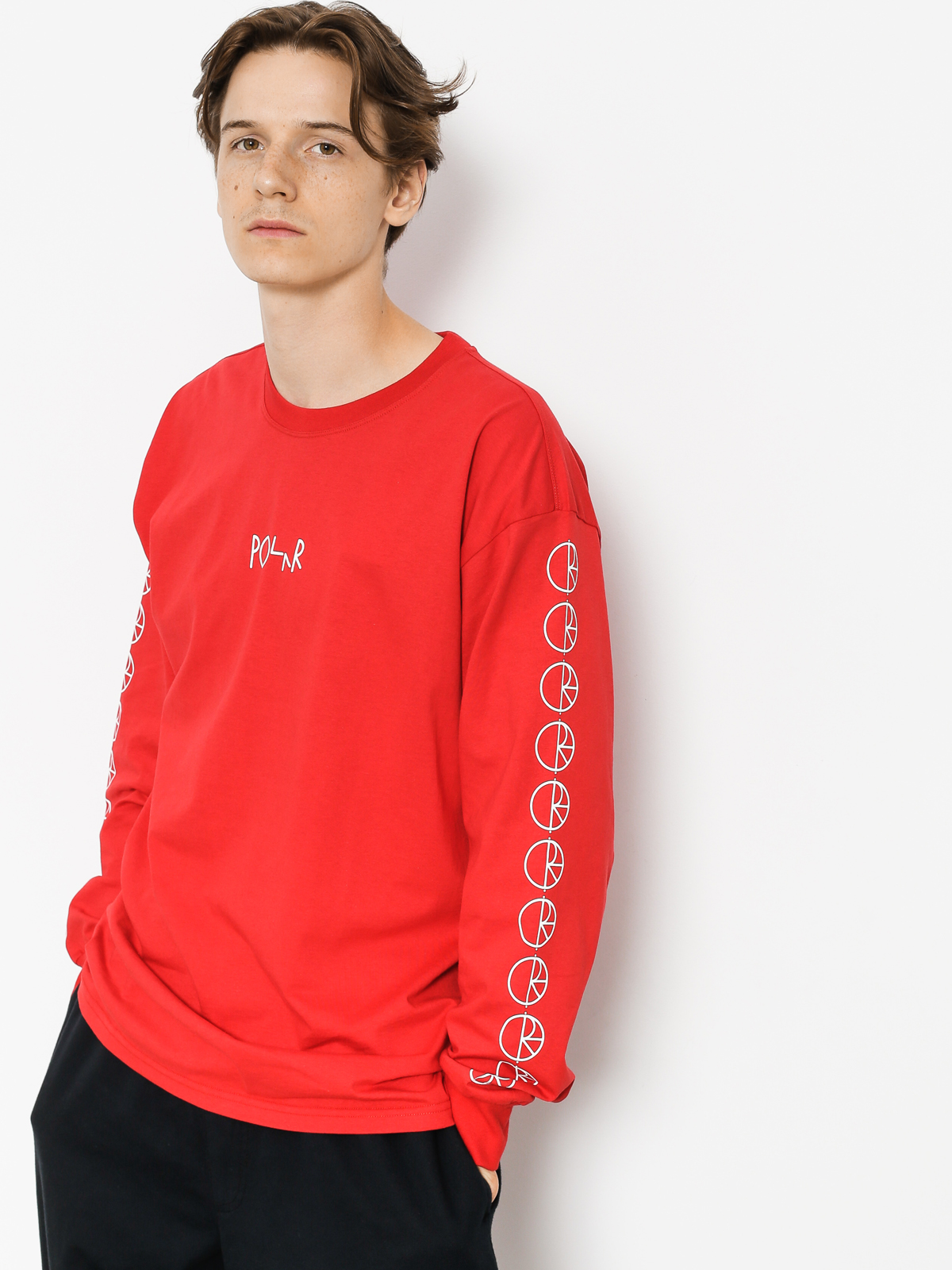 Polar Skate Longsleeve Racing (red)