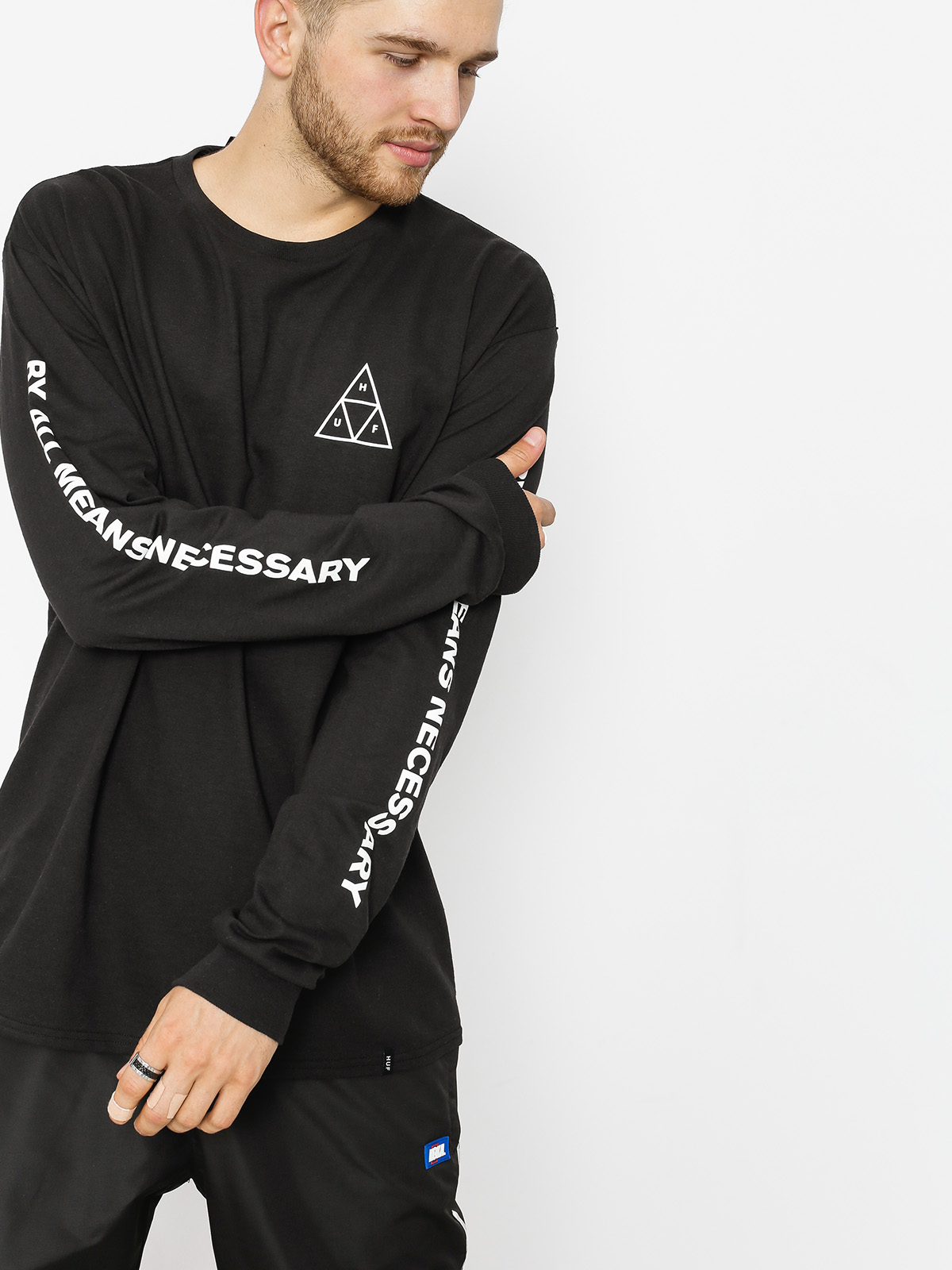 HUF Longsleeve Essentials TT (black)