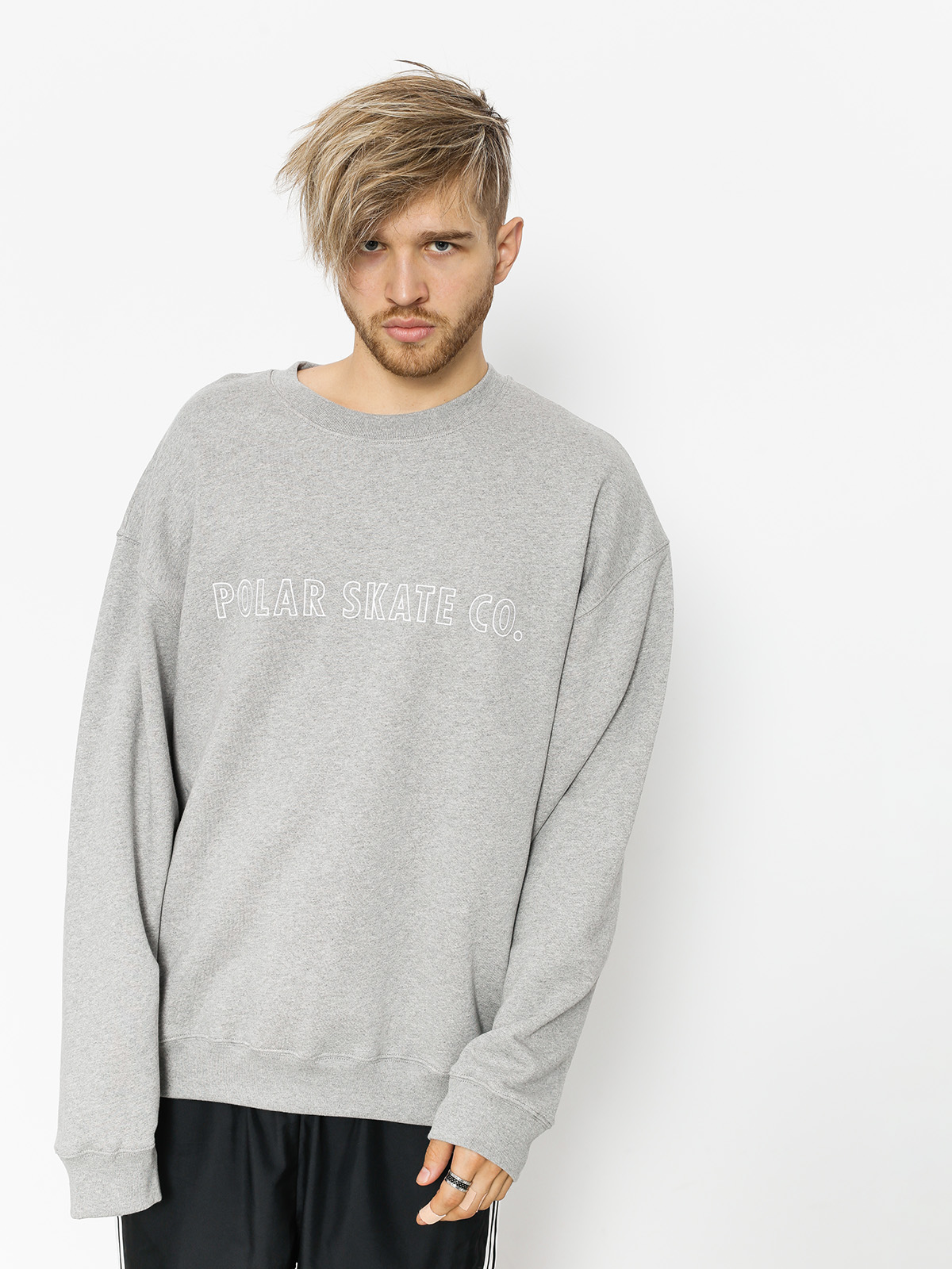 outline crew sweatshirt