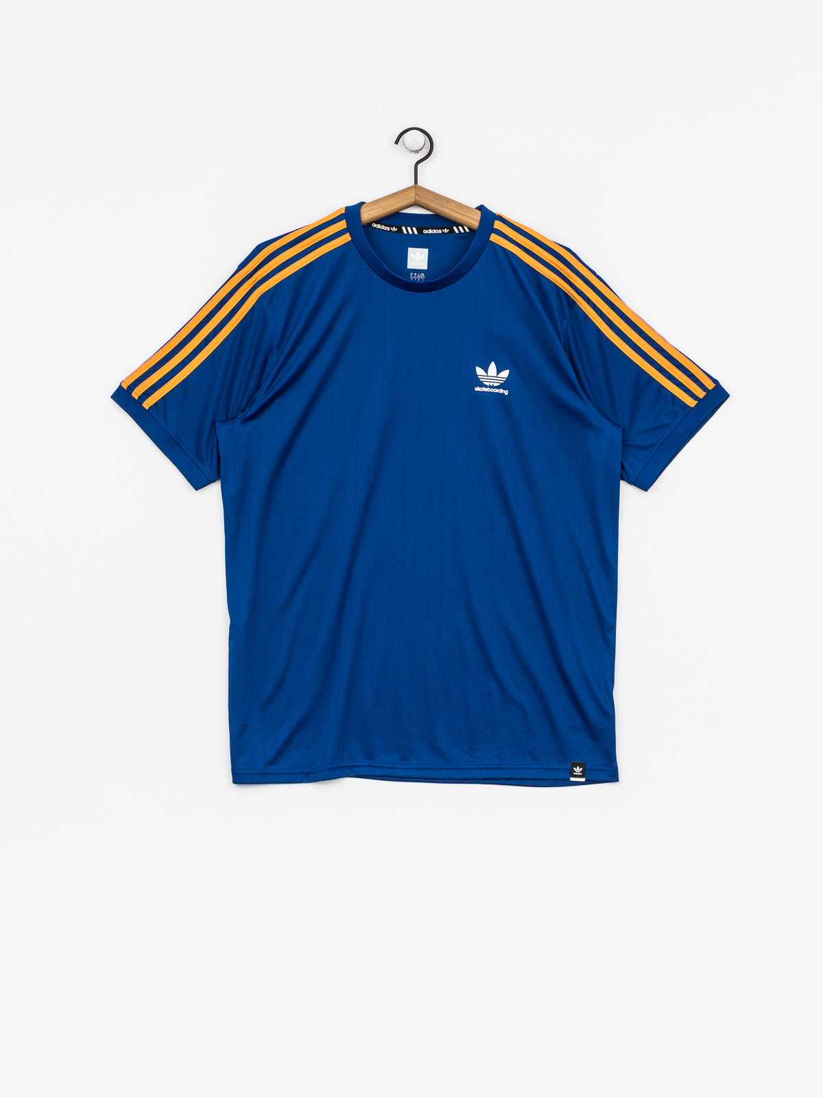 adidas T shirt Bluza Clima Club Jers blue collegiate royal tactile yellow f17