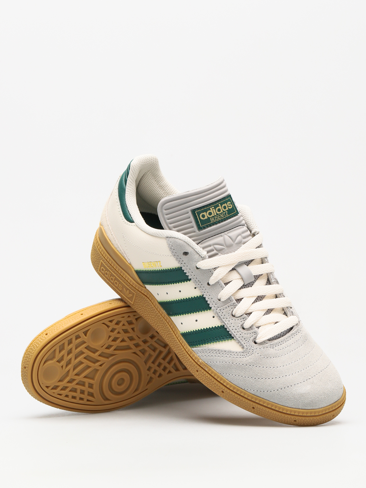 adidas Shoes Busenitz (grey two f17/collegiate green/gum 3)