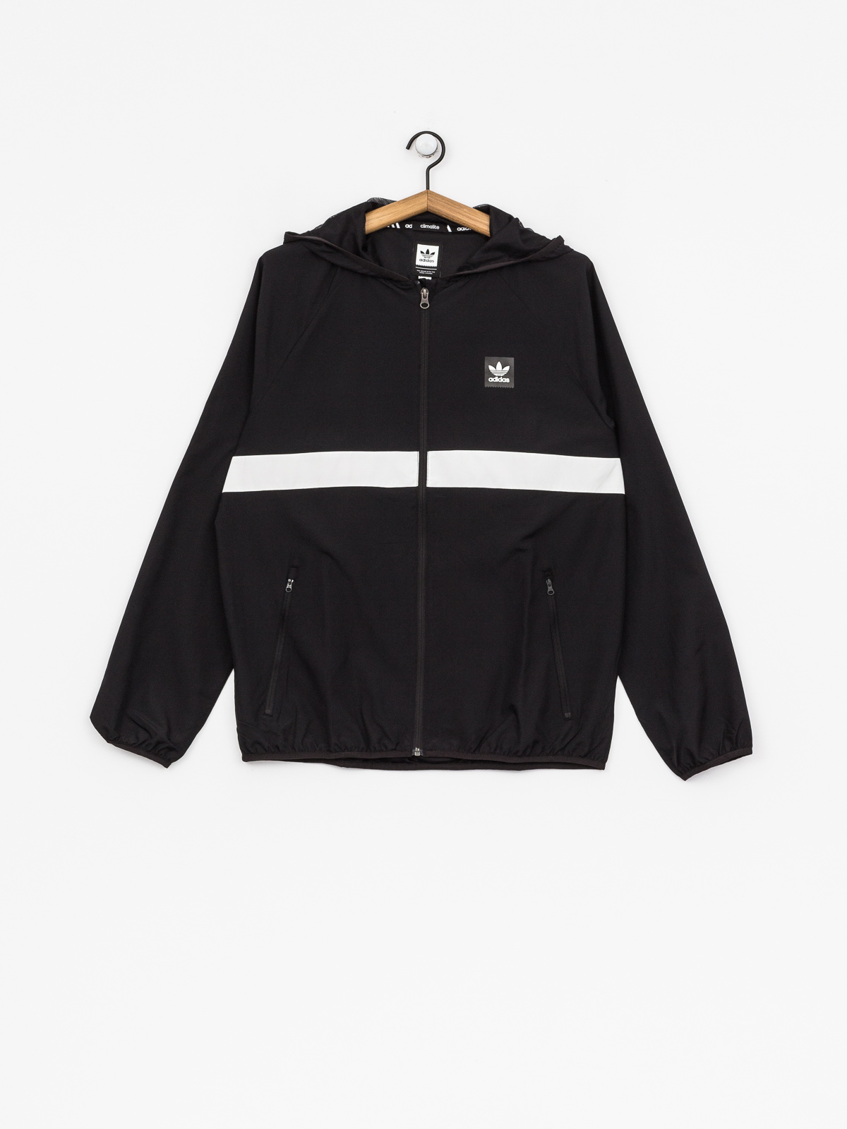 adidas Jacke Bb Wind (blackwhite) ADIDAS BB WIND JACKET BLACK WHITE