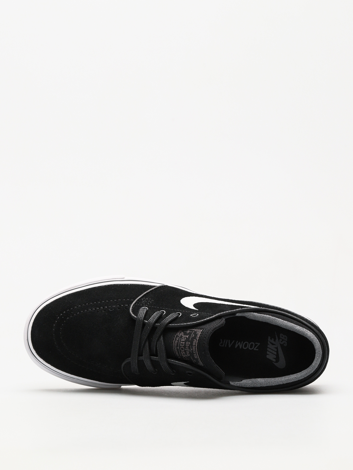 Nike SB Shoes Zoom Stefan Janoski (black/white thunder grey gum light brown)