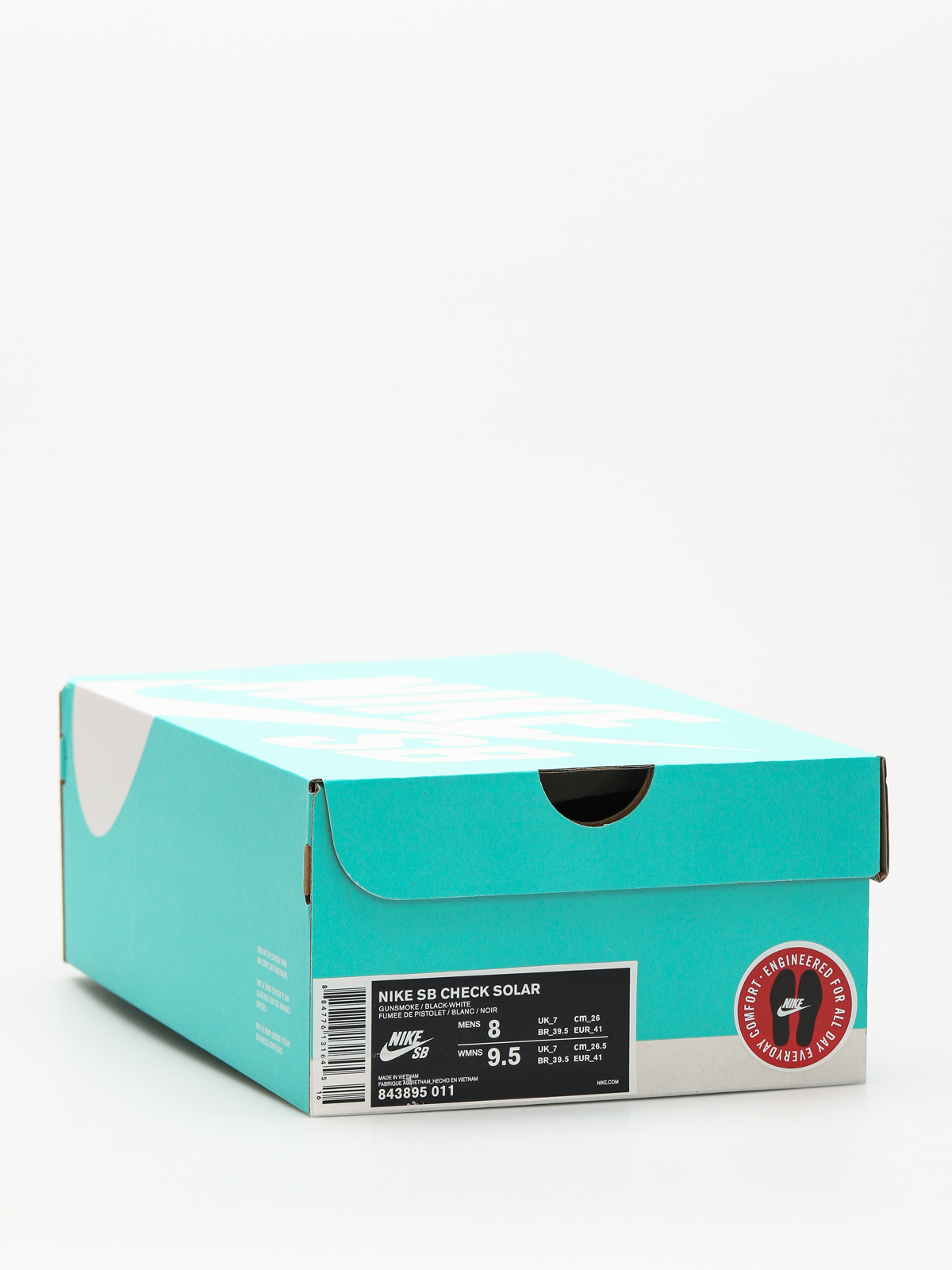 Nike SB Shoes Sb Check Solarsoft (gunsmoke/black white)