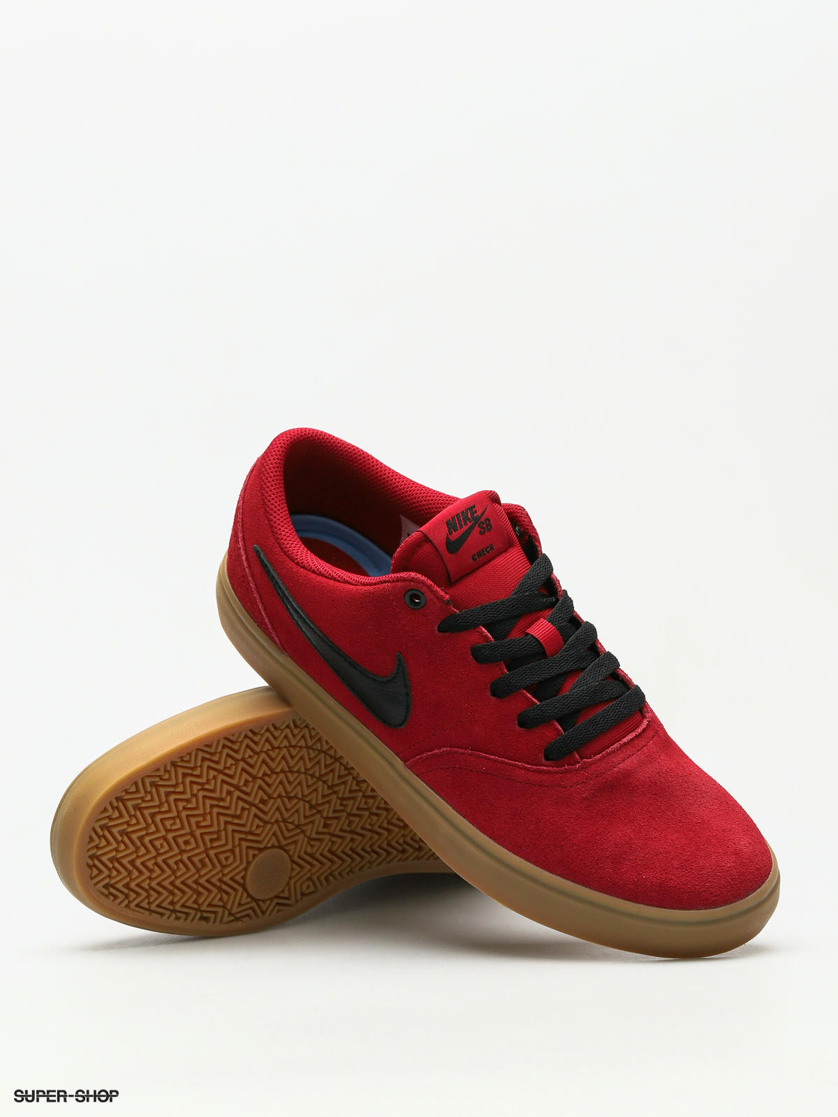 nike sb check solarsoft red