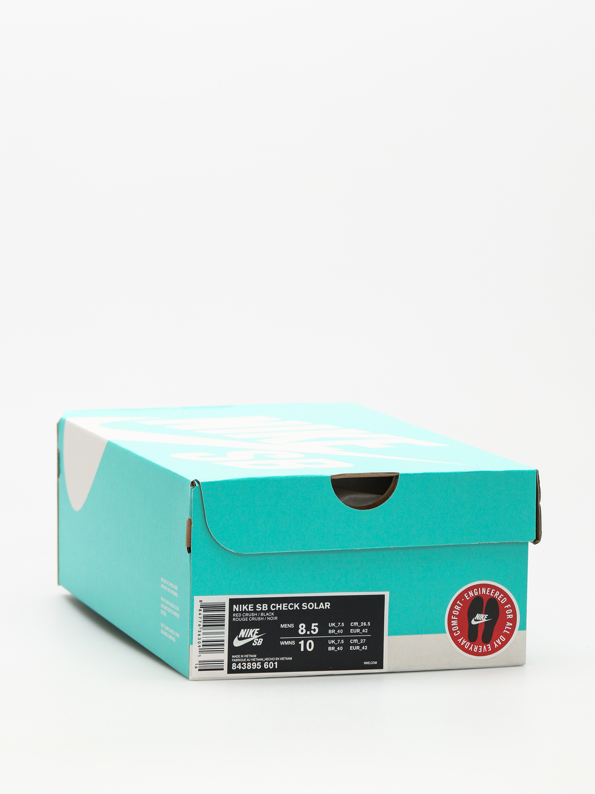 Nike SB Shoes Sb Check Solarsoft (red crush/black gum light brown)