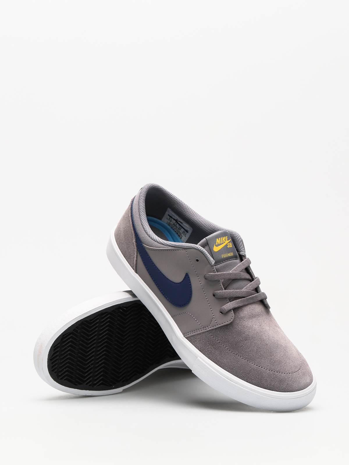 Nike SB Shoes Sb Solarsoft Portmore II (gunsmoke/blue void black)