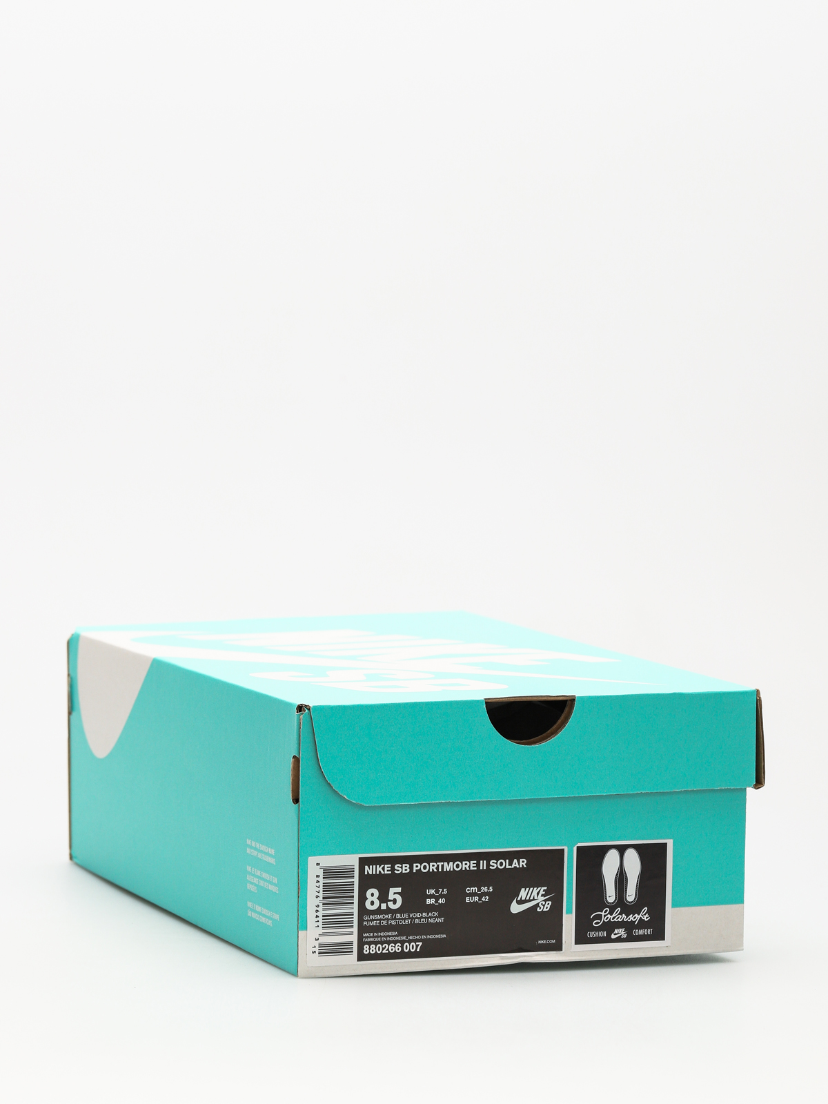 Nike SB Shoes Sb Solarsoft Portmore II (gunsmoke/blue void black)