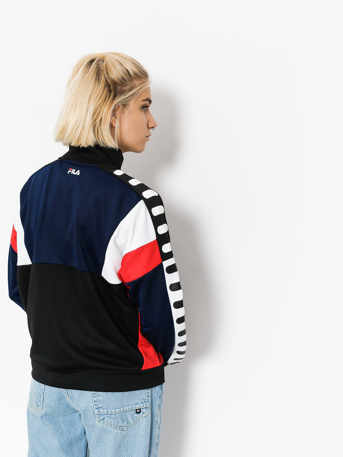 Fila Jacket Shelby Track Wmn (black/peacoat/high risk red)
